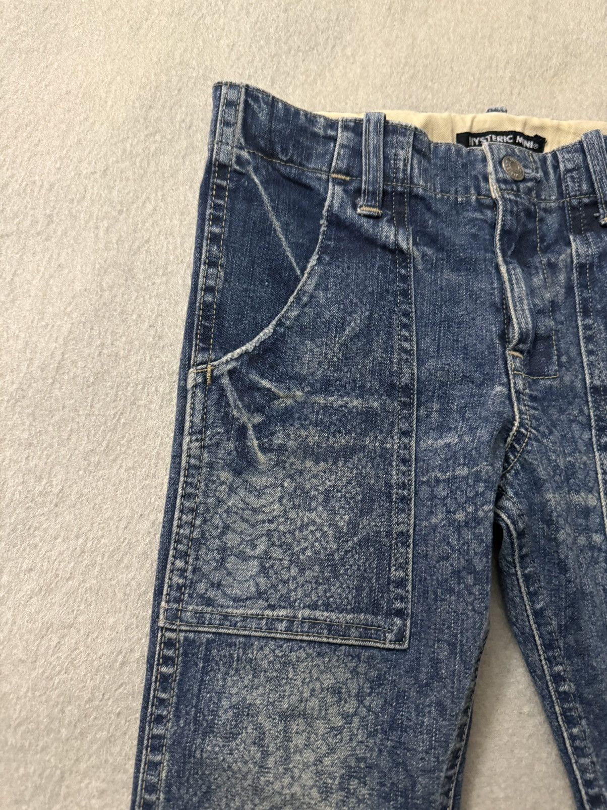 Hysteric Glamour Hysteric Glamour Mini Snakeskin Jeans 24 Waist 25 Inseam Size 24" / US 00 / IT 34 - 11 Thumbnail