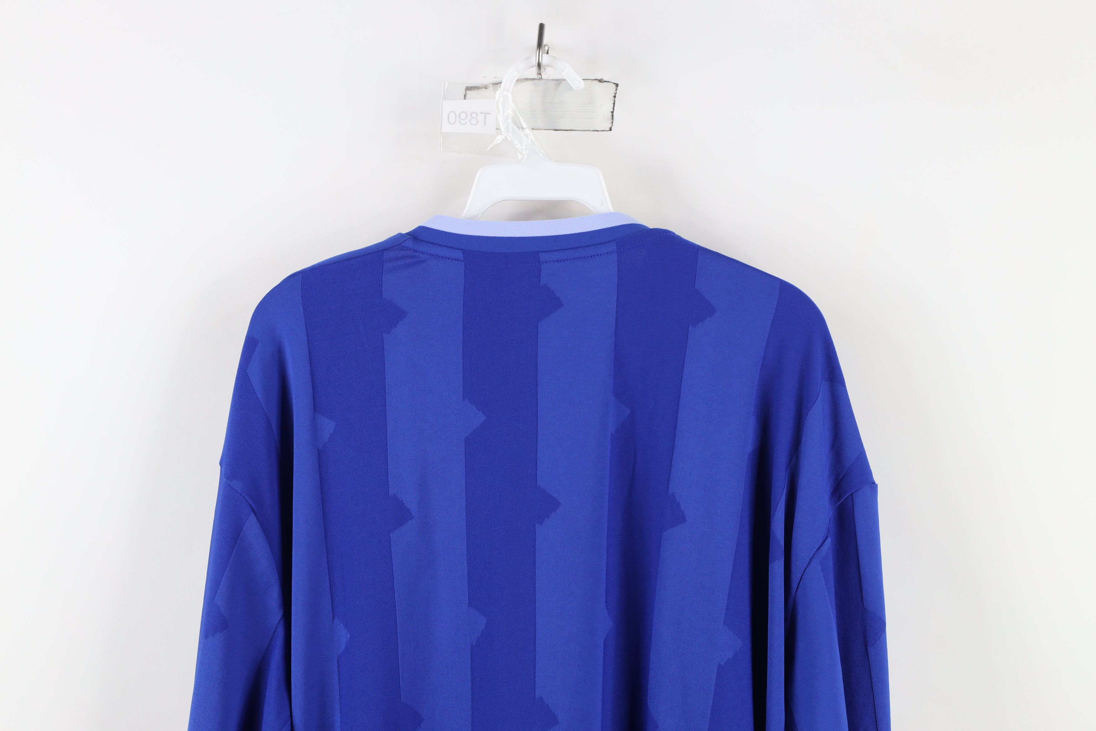 Adidas × Vintage New Deadstock Retro Adidas Striped Long Sleeve Soccer Jersey Size US XL / EU 56 / 4 - 12 Thumbnail