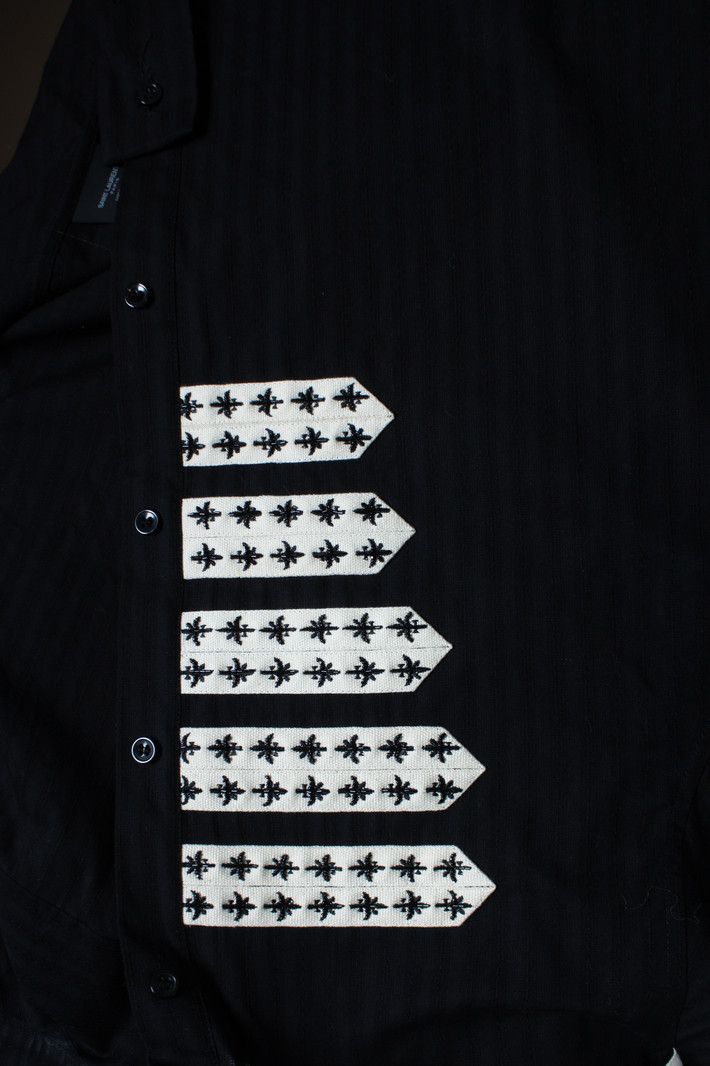 Saint Laurent Paris Saint Laurent, Striped officer shirt 2019 Size US L / EU 52-54 / 3 - 6 Thumbnail