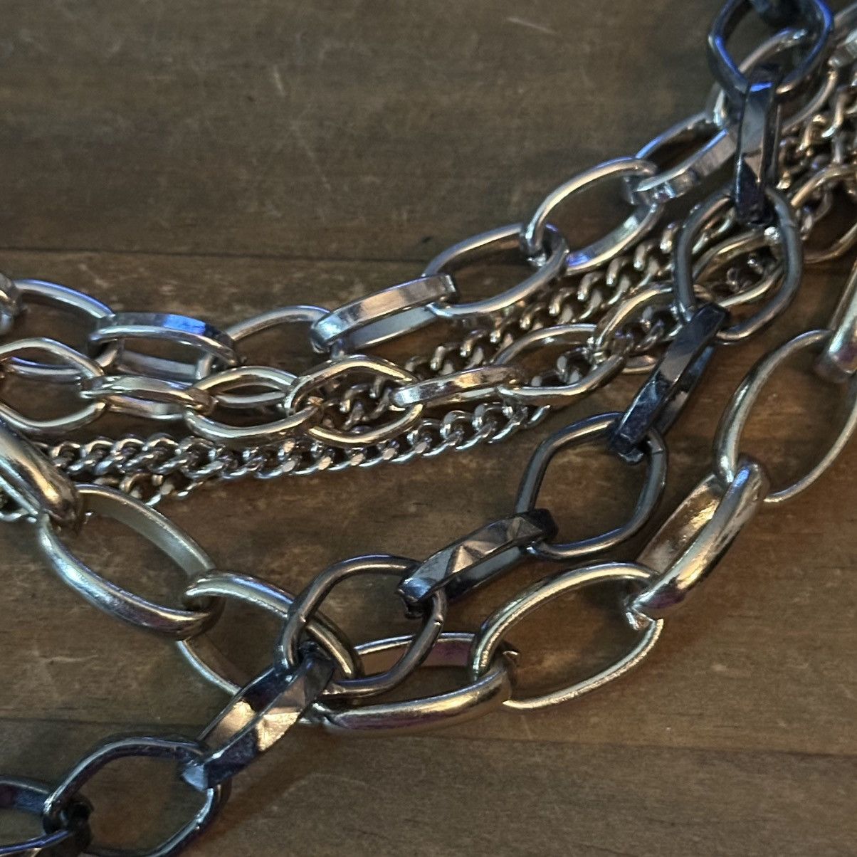 Other Chunky tricolor multi chain necklace Size ONE SIZE - 4 Thumbnail