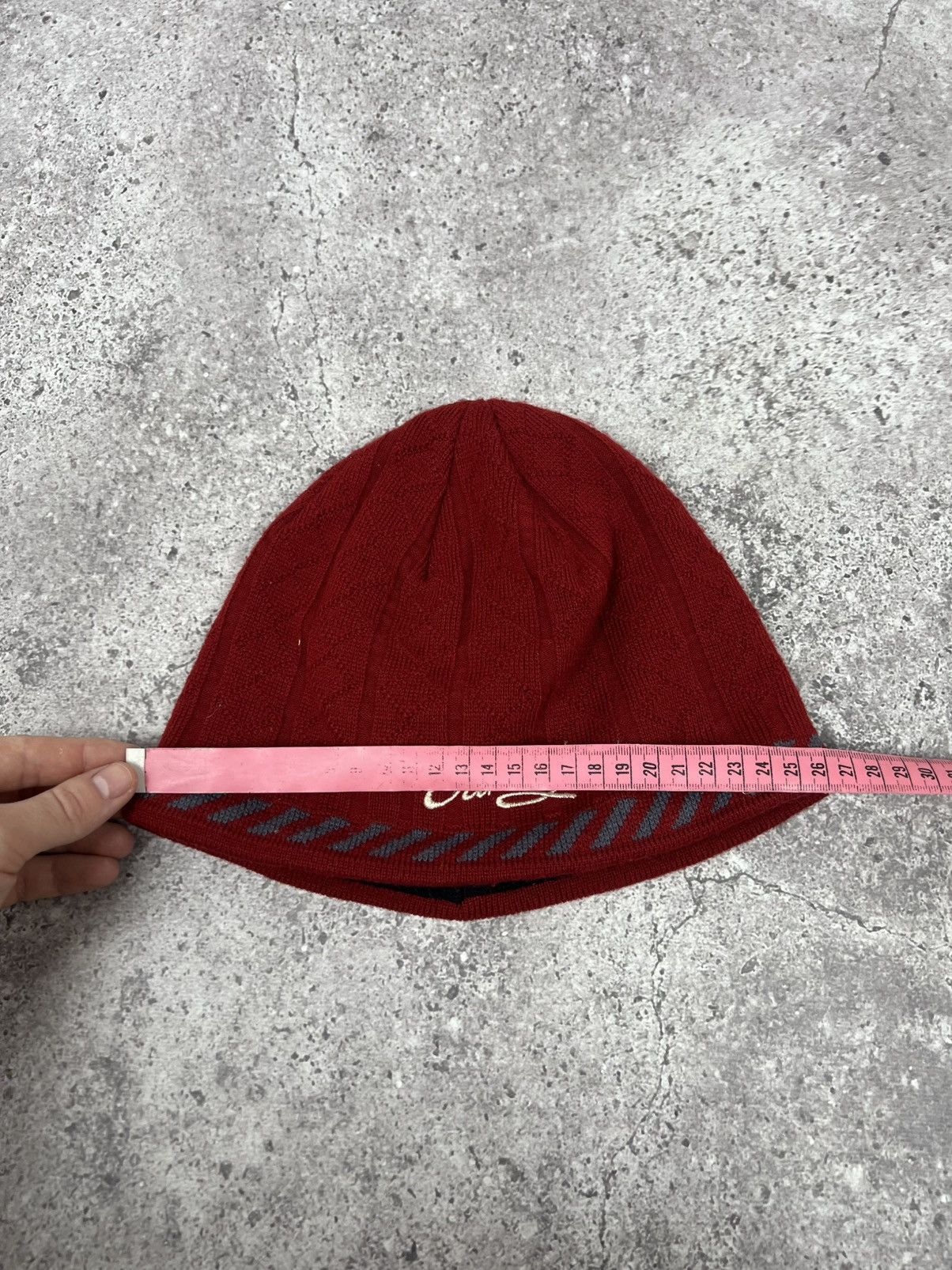 Oakley Vintage Oakley Beanie Hat Red Size ONE SIZE - 11 Thumbnail