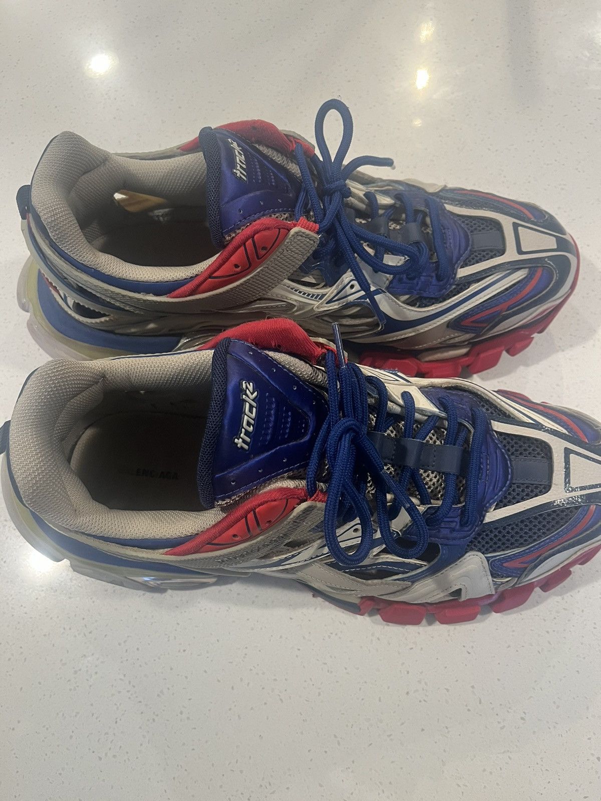 image of Balenciaga Valencia’S Attacks 2 Multicolor Shoes in Grey, Men's (Size 13)
