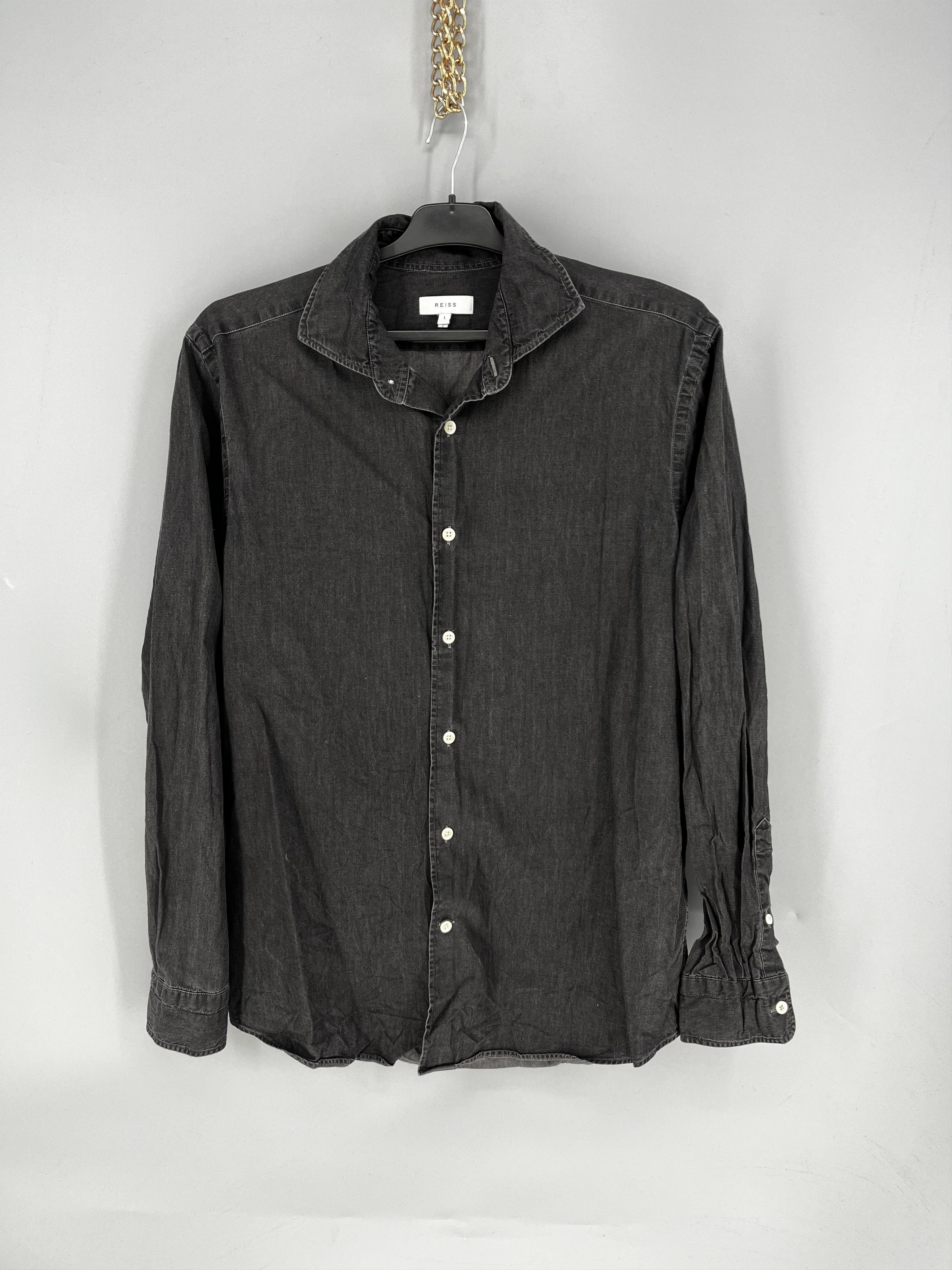 Reiss Reiss Mens Long Sleeve Knit Shirt Size L Size US L / EU 52-54 / 3 - 1 Thumbnail