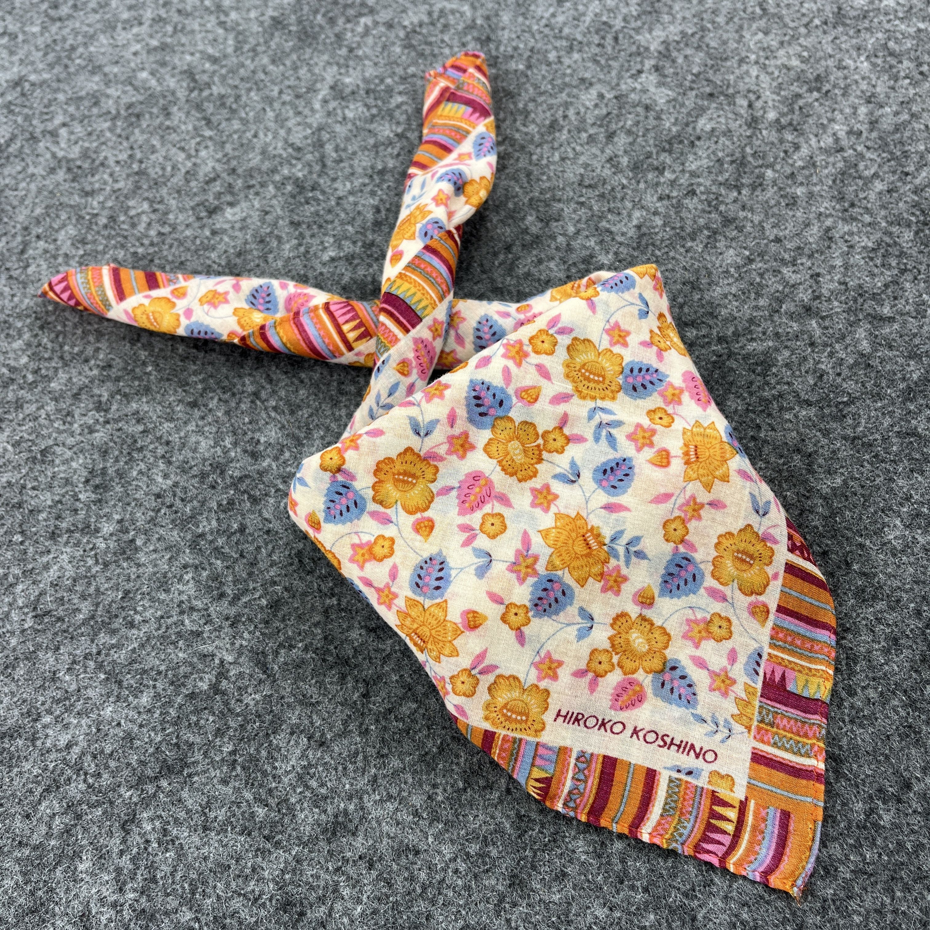 Hiroko Koshino Homme Hiroko Koshino Handkerchief / Bandana / Neckerchief B573 Size ONE SIZE - 8 Thumbnail