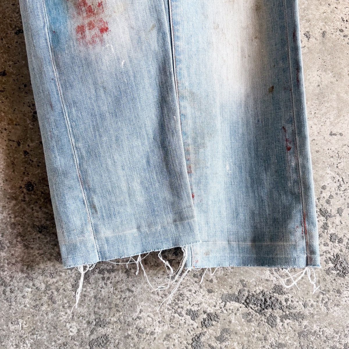 Dior Dior Homme SS10 ‘Wildcat” Blood Splatter Denim By KVA Size US 30 / EU 46 - 6 Thumbnail
