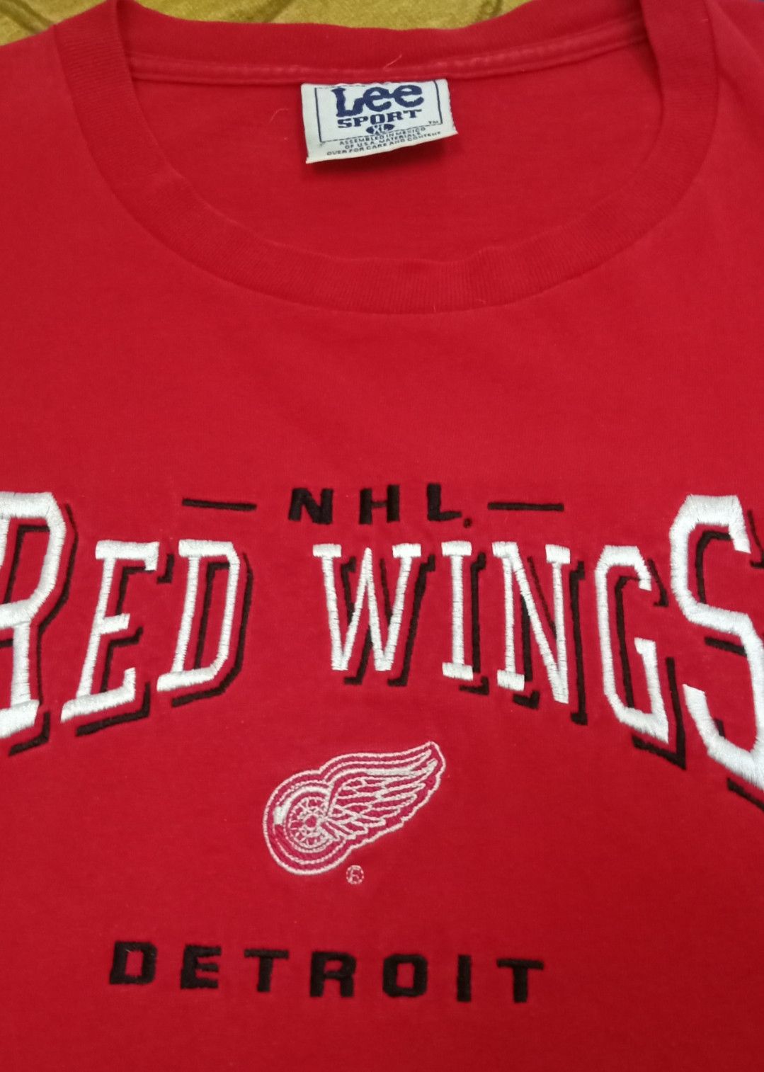 NHL × Red Wing × Vintage Vintage y2K NHL Detroit Red Wings T-shirt Size US XL / EU 56 / 4 - 9 Thumbnail