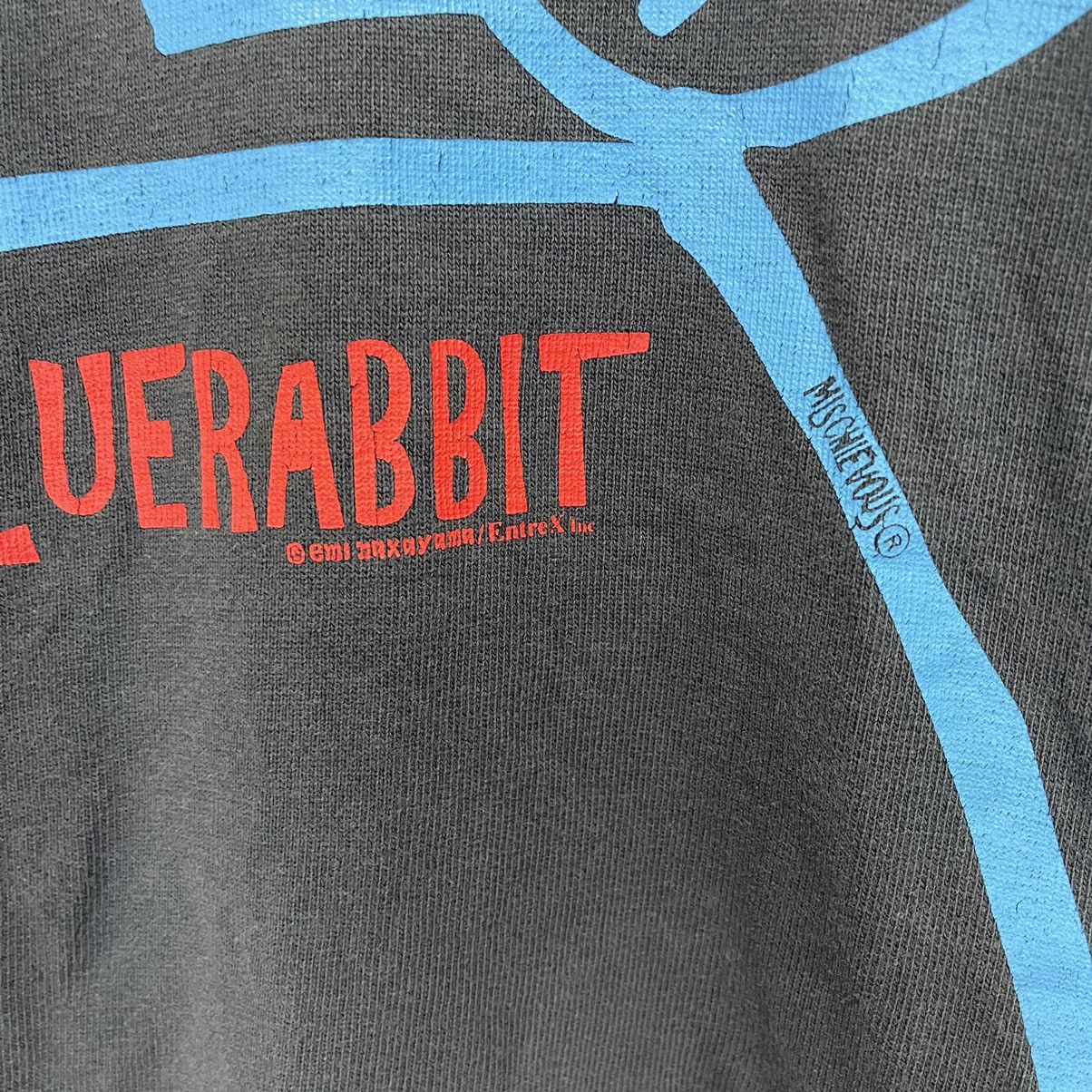 Other Vintage 90s Mischievous Blue Rabbit Big Logo Hoodies Size US L / EU 52-54 / 3 - 7 Thumbnail
