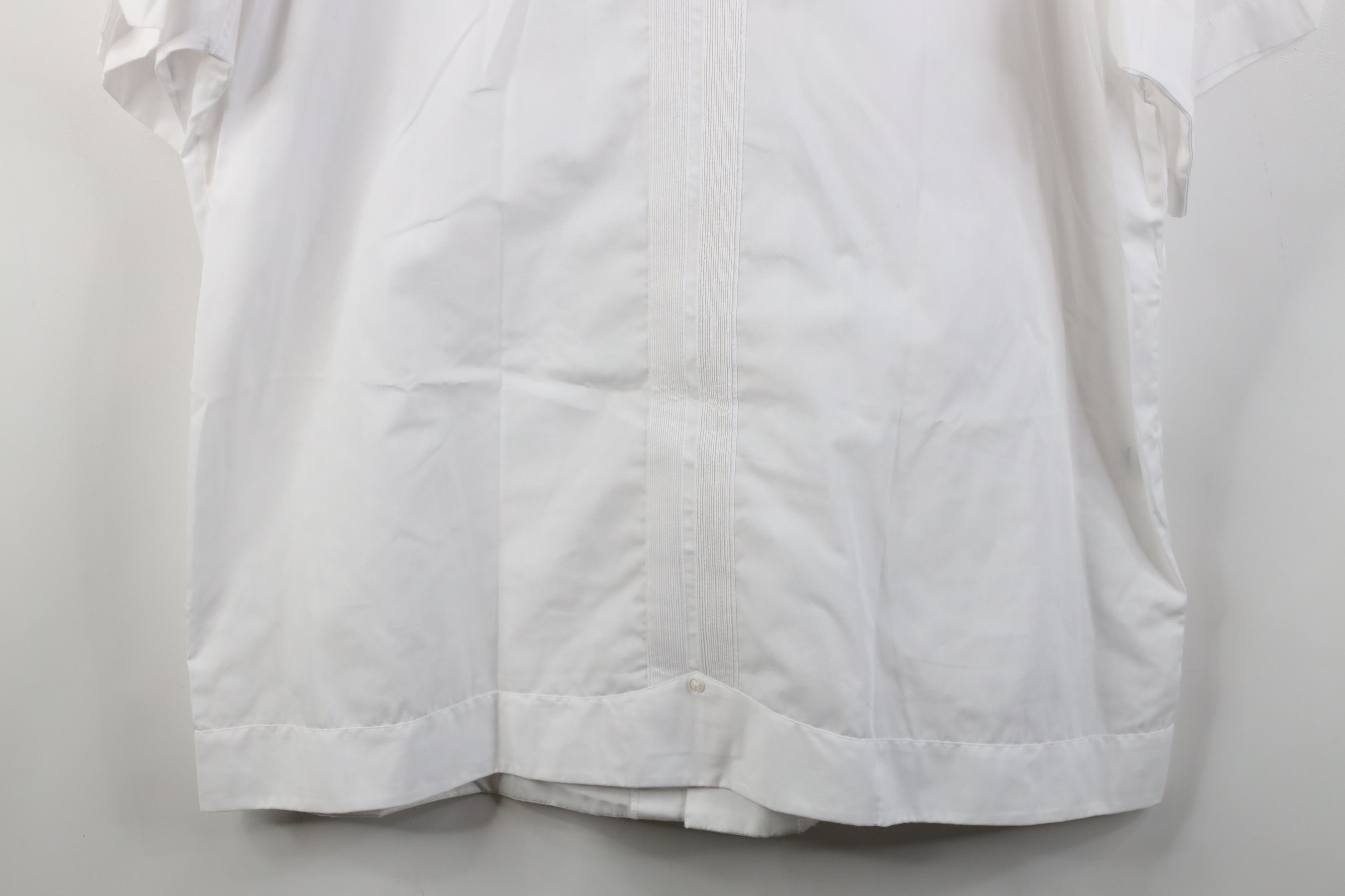 Vintage Deadstock Vintage 90s Rockabilly Wedding Button Shirt White Size US XL / EU 56 / 4 - 16 Thumbnail