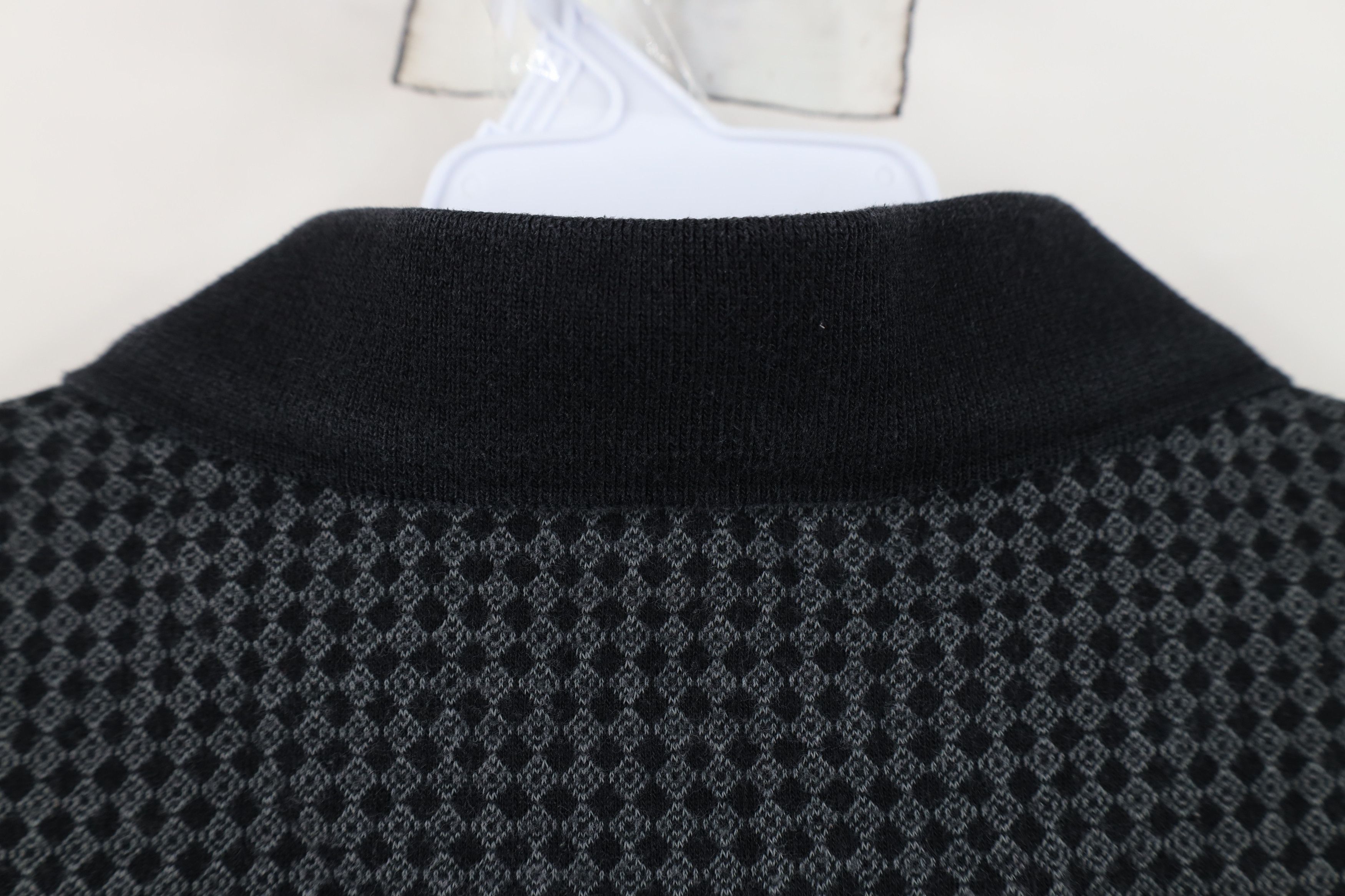 Vintage Vintage 90s Streetewar Diamond Knit Golf Polo Shirt Size US L / EU 52-54 / 3 - 9 Thumbnail