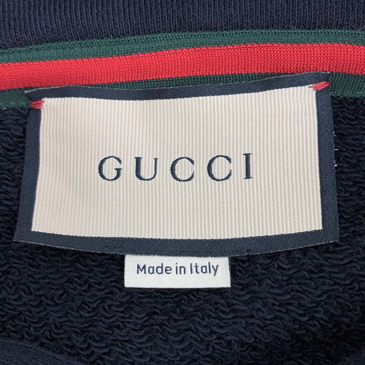 Gucci Gucci Black Logo Embroidered Cotton Hooded Sweatshirt K26WX Size XS / US 0-2 / IT 36-38 - 5 Thumbnail