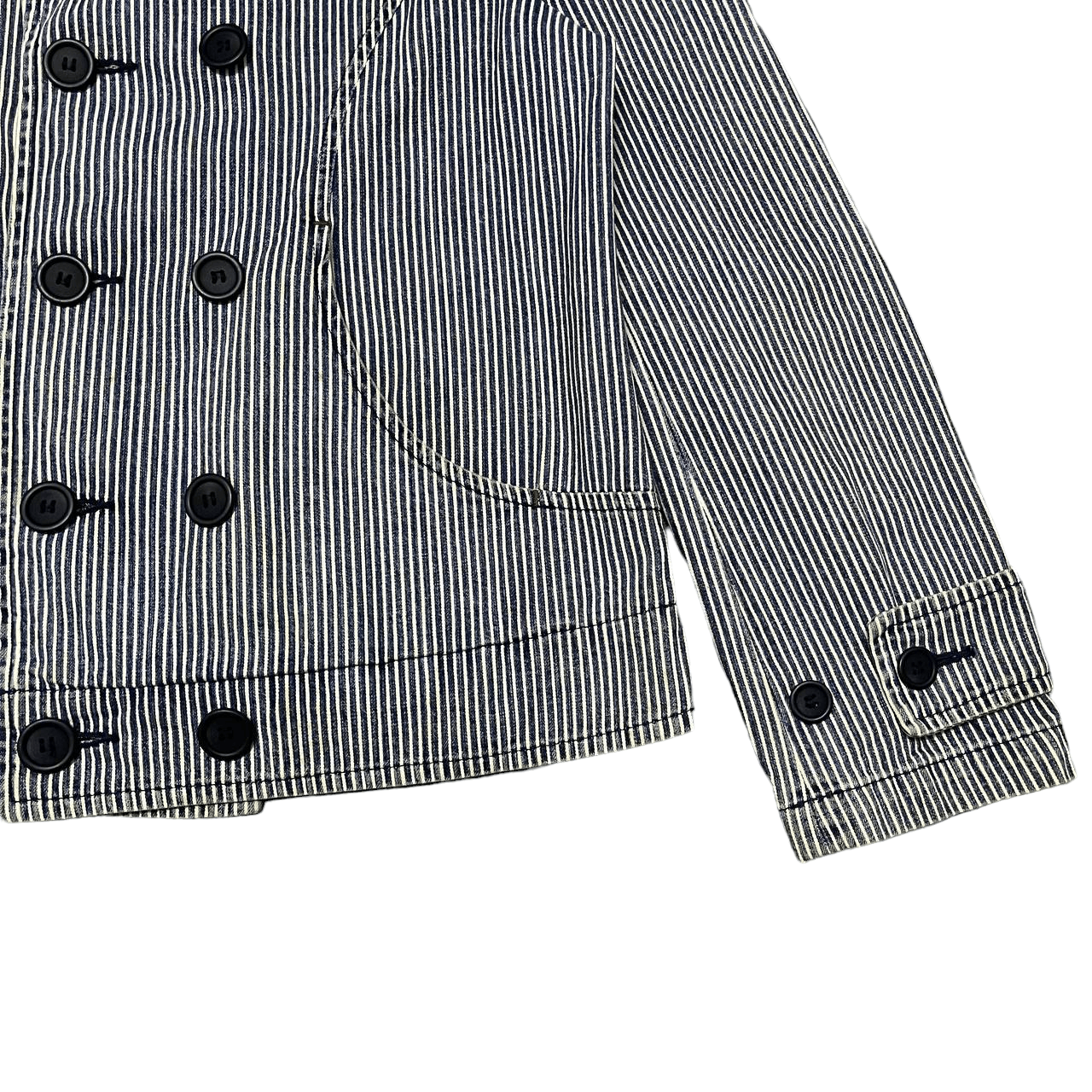 Japanese Brand Vintage A/T Atsuro Tayama Hickory Coat Jacket Unisex Size US S / EU 44-46 / 1 - 4 Thumbnail