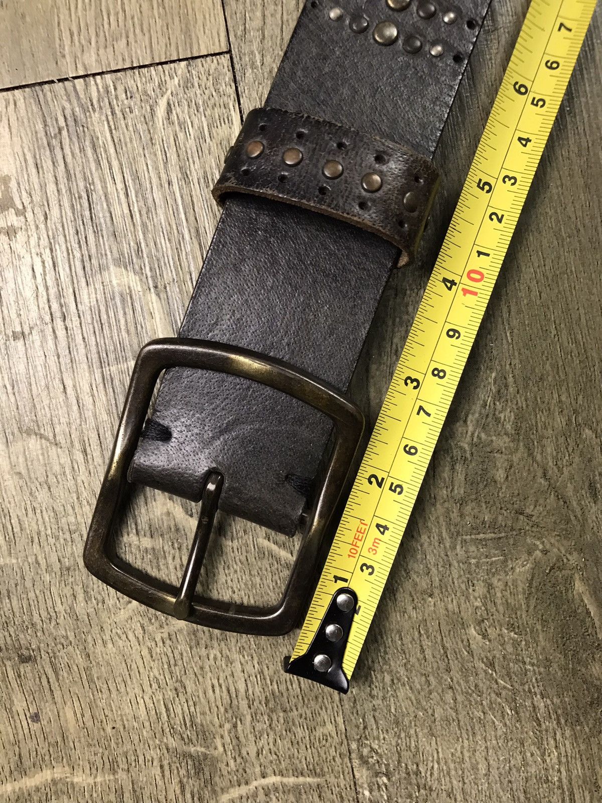 Japanese Brand × Leather STUDDED LEATHER WAIST BELT STEAMPUNK Size ONE SIZE - 15 Thumbnail