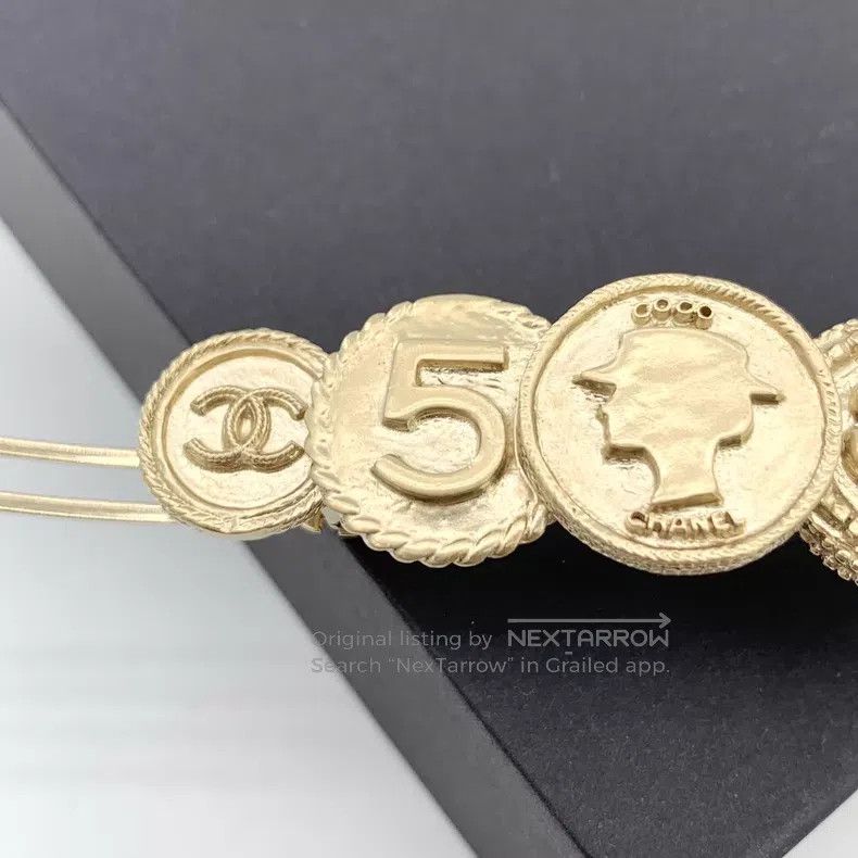 Chanel Chanel Golden Retro Miss Coin Hair Clip Size ONE SIZE - 4 Thumbnail