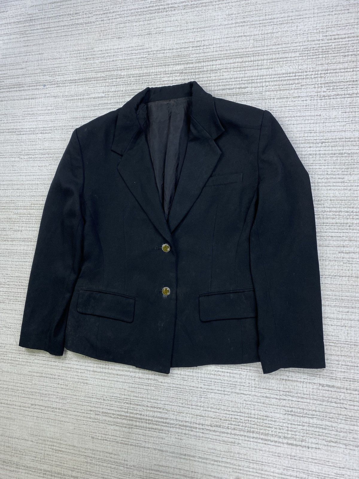 45rpm Vintage 90s 45RPM Studio Double Breasted 2 Button Blazer Size US M / EU 48-50 / 2 - 4 Thumbnail