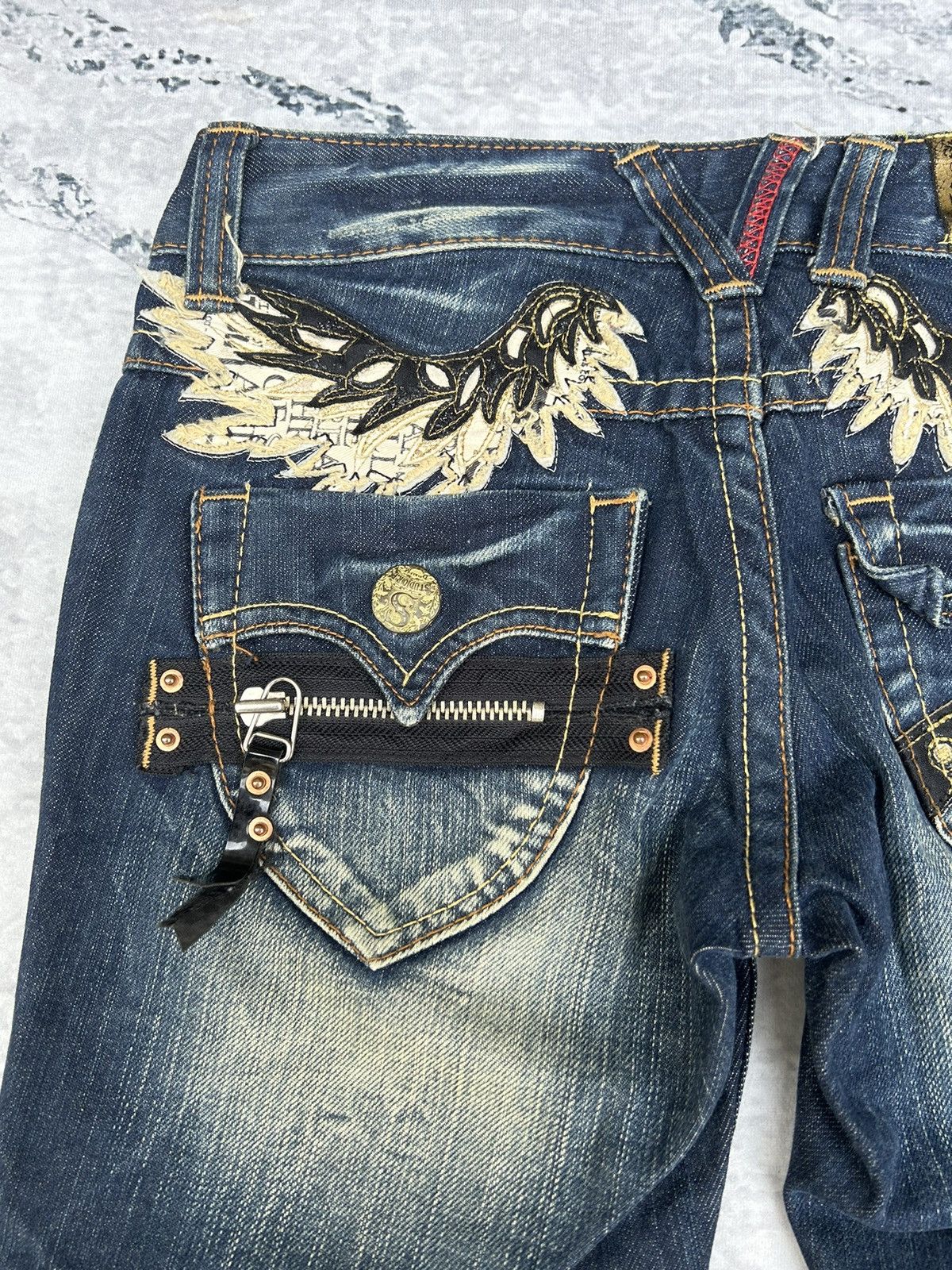 If Six Was Nine Studio R.P Flared Jeans Size 30" / US 8 / IT 44 - 8 Thumbnail