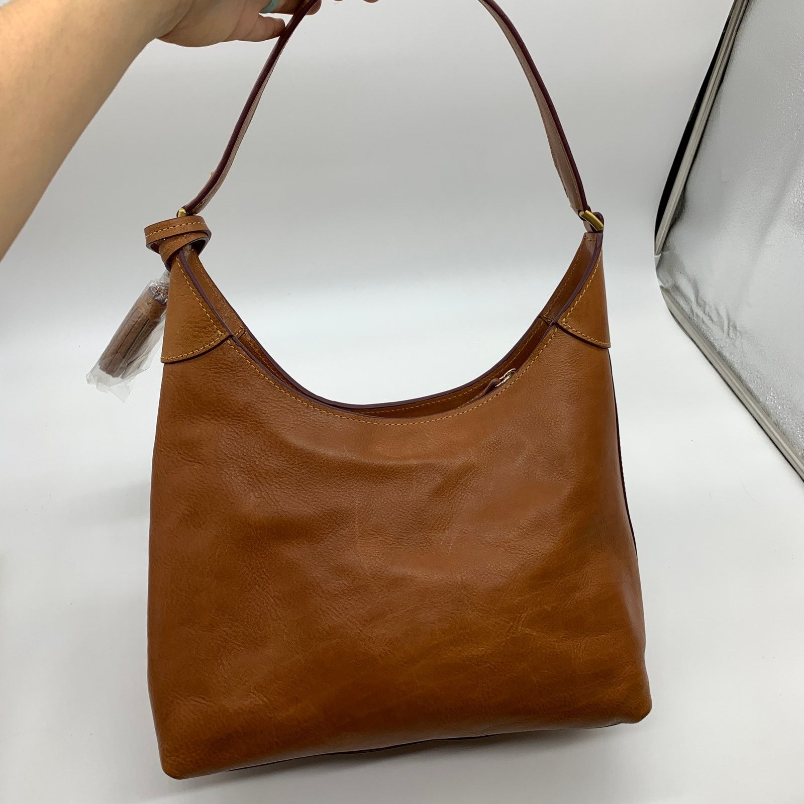Dooney & Bourke Dooney & Bourke Hobo Shoulder Bag Florentine Leather Size ONE SIZE - 2 Thumbnail