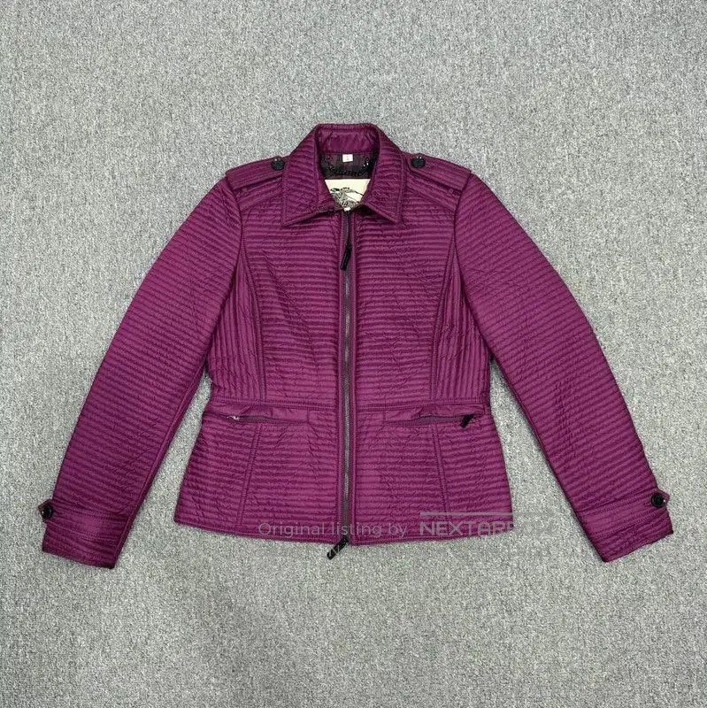 Burberry Burberry Women's Red Polyester Jacket Size L. Size L / US 10 / IT 46 - 1 Thumbnail