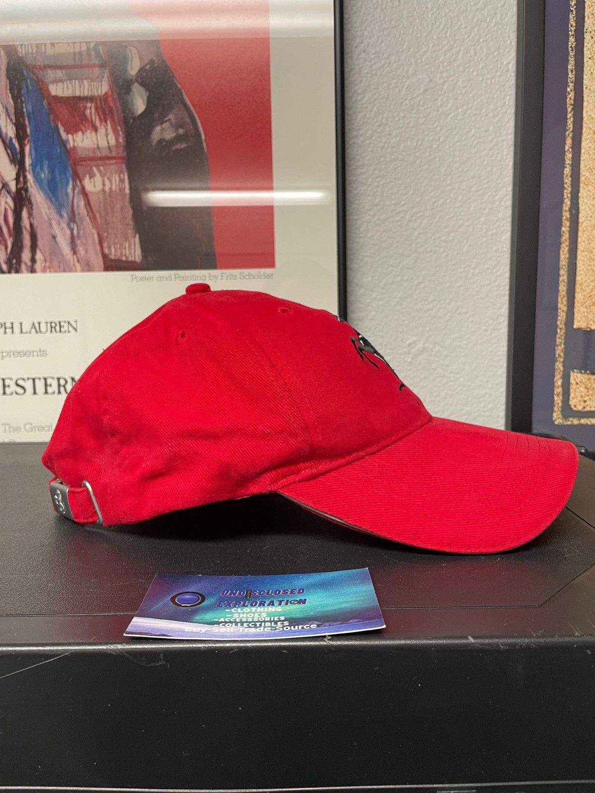 Ferrari Vintage Ferrari red horse hat Size ONE SIZE - 2 Thumbnail
