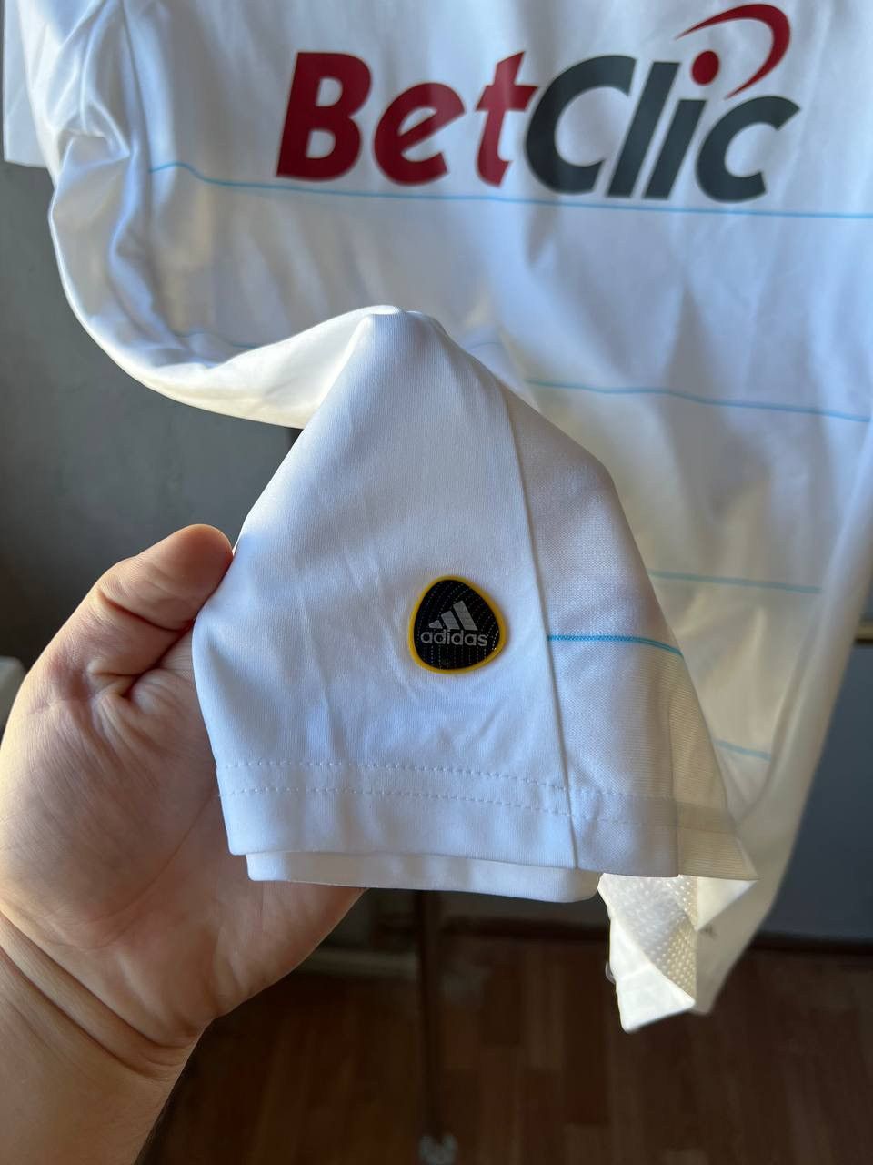 Adidas 2010/11 RARE MARSEILLE OLYMPIQUE HOME SOCCER JERSEY SHIRT M Size US M / EU 48-50 / 2 - 7 Thumbnail