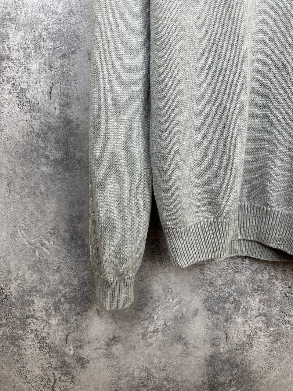 Alfred Dunhill Dunhill London Knit Sweater Cotton Cable Sleeve V-Neck Size US M / EU 48-50 / 2 - 6 Thumbnail