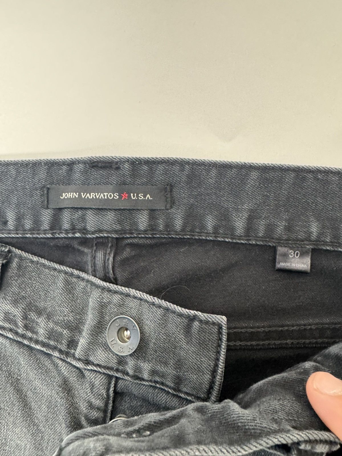 John Varvatos John Vavartos Vintage Denim Jeans Size US 30 / EU 46 - 2 Thumbnail