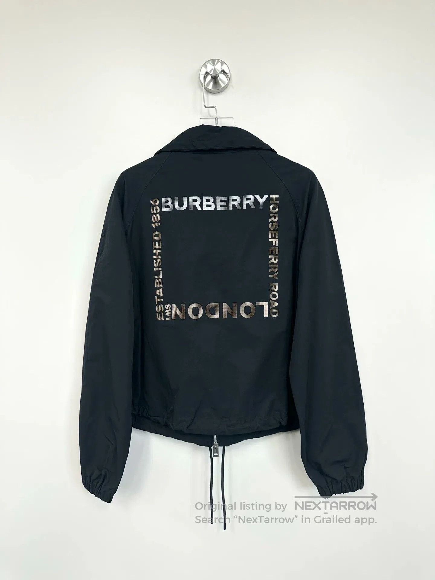 Burberry Burberry Black back square logo zipper jacket| Size XXS / US 00 / IT 34 - 2 Thumbnail