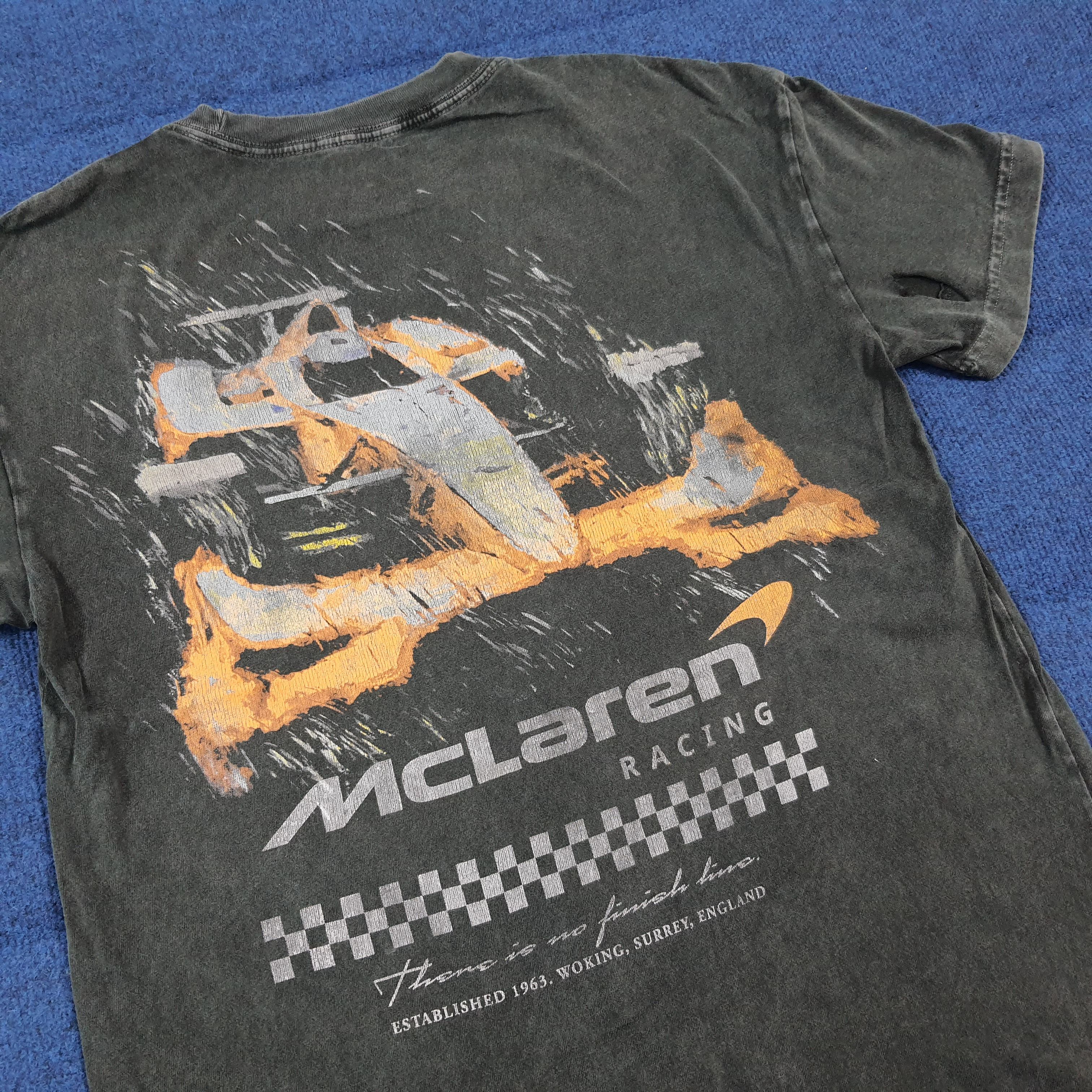 Malcolm McLaren Vintage McLaren Formula 1 Team Motorsports Tshirt C299N70 Size US M / EU 48-50 / 2 - 2 Thumbnail