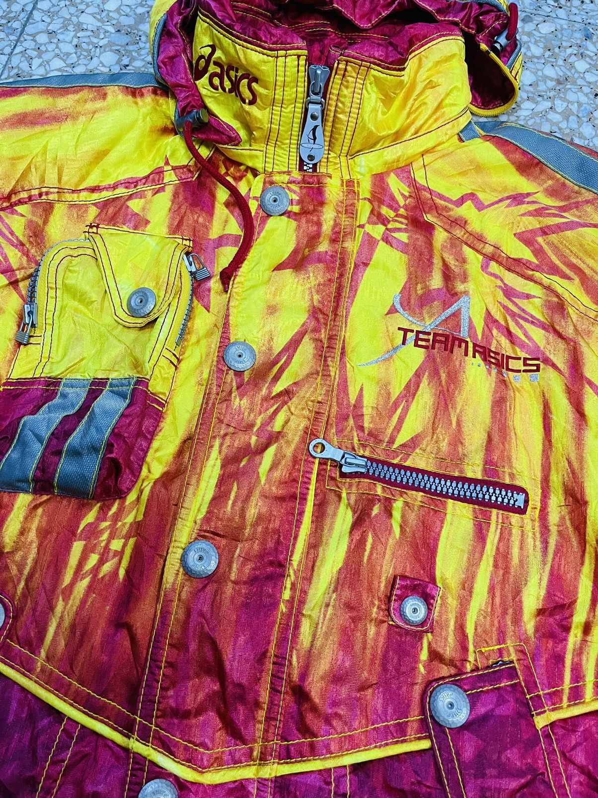 Asics × Japanese Brand × Vintage Vintage Retro Asics Ski Jacket Size US XXL / EU 58 / 5 - 3 Thumbnail