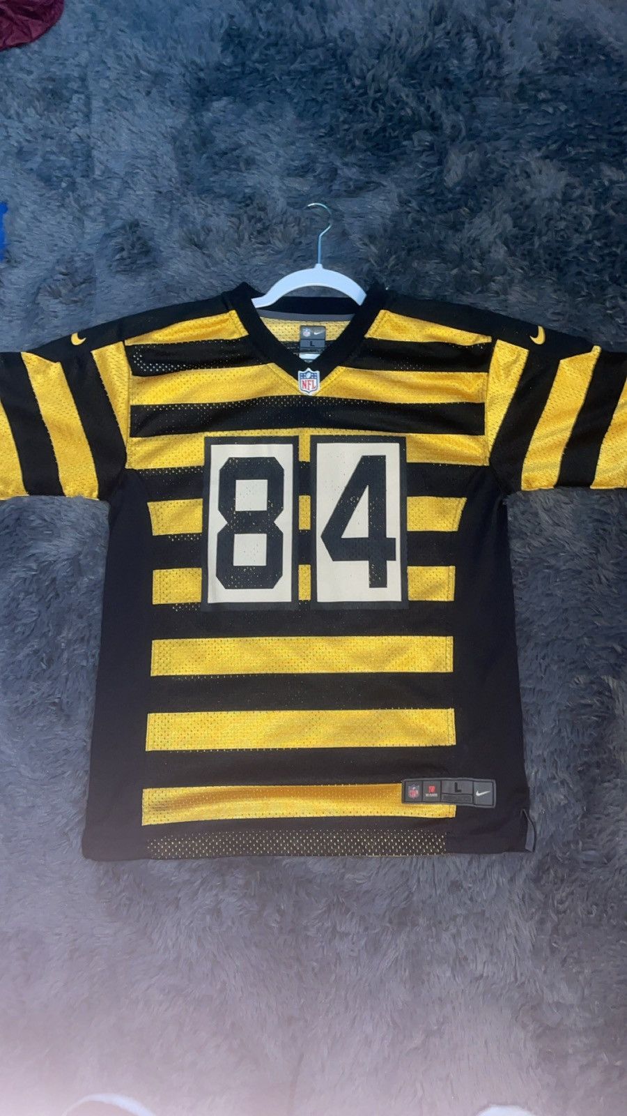 Vintage Pittsburgh Steelers Nike AB Limited Throwback Jersey Size US L / EU 52-54 / 3 - 3 Thumbnail