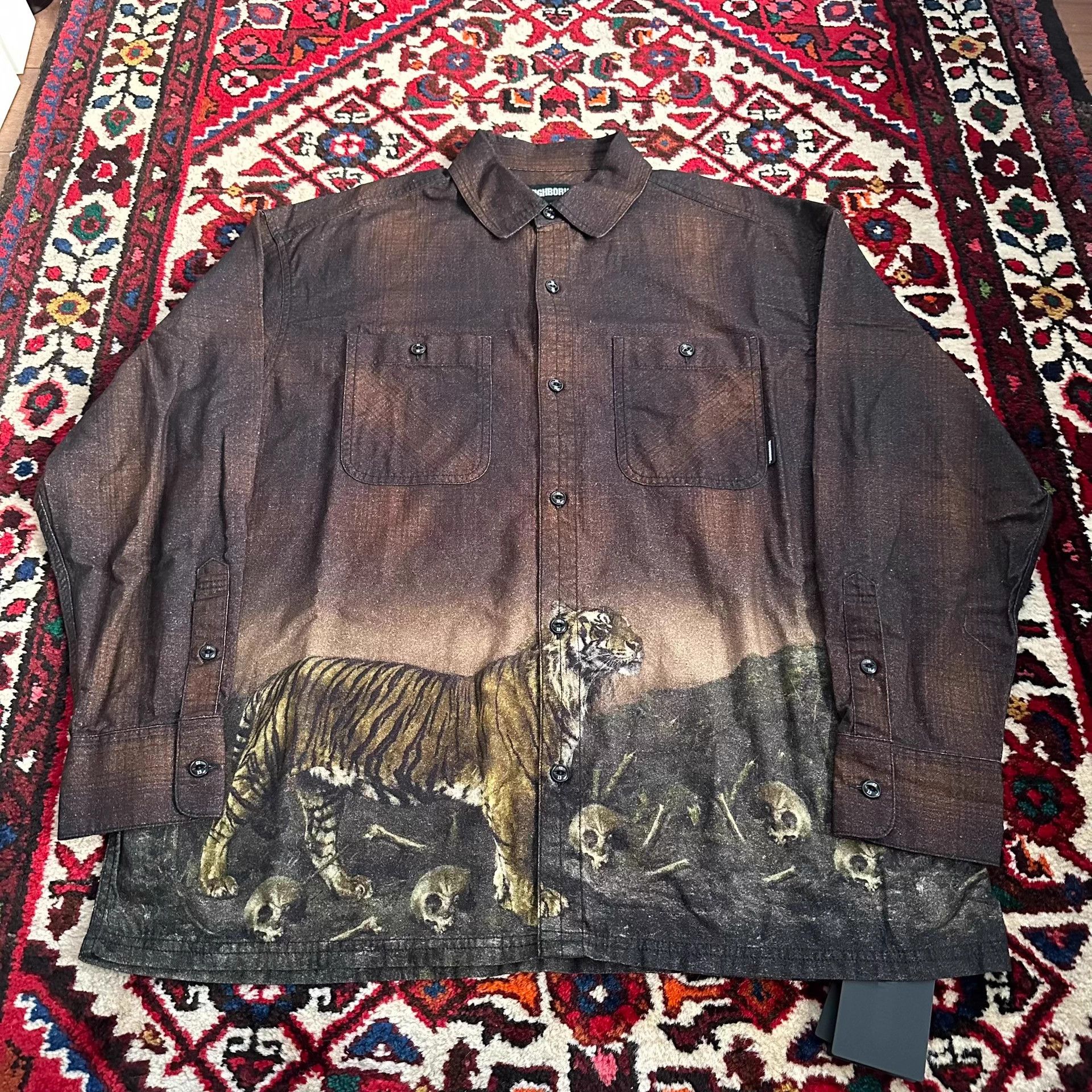 Neighborhood NEIGHBORHOOD 22aw Oil Painting Plaid Shirt Size US S / EU 44-46 / 1 - 4 Thumbnail