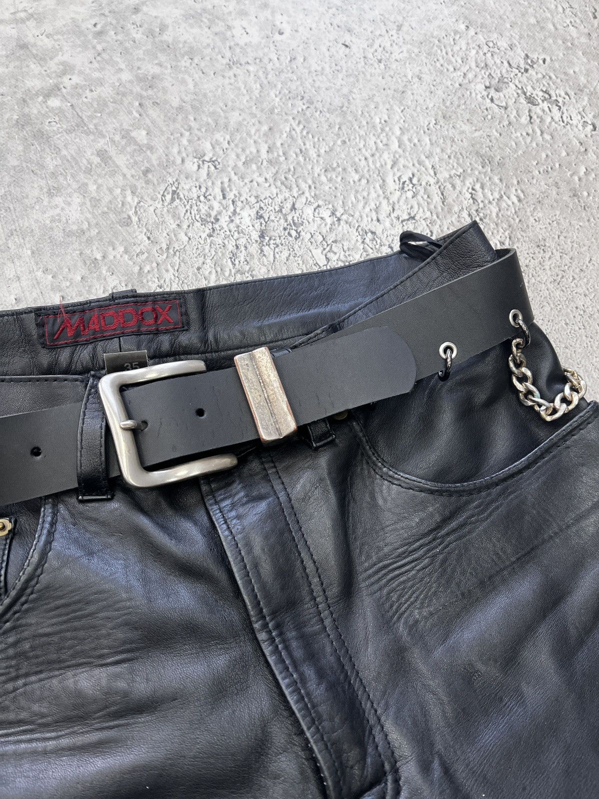 Other 90s METAL PUNK HYSTERICGLAMOUR LEATHER BELT Y2K Size ONE SIZE - 5 Thumbnail