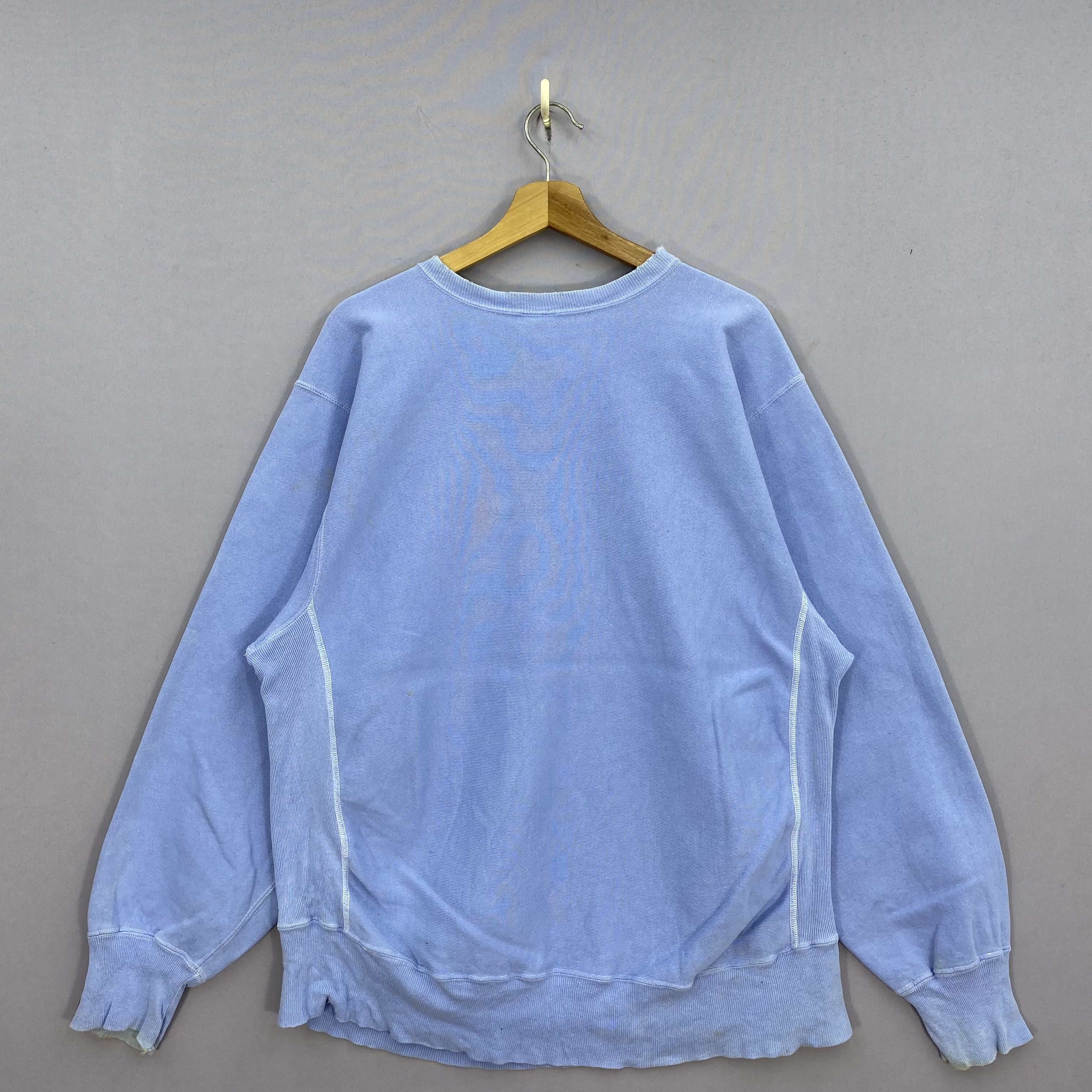 Champion Vintage 80s Champion Reverse Weave Dirty Ripped Sweatshirt Size US L / EU 52-54 / 3 - 2 Thumbnail