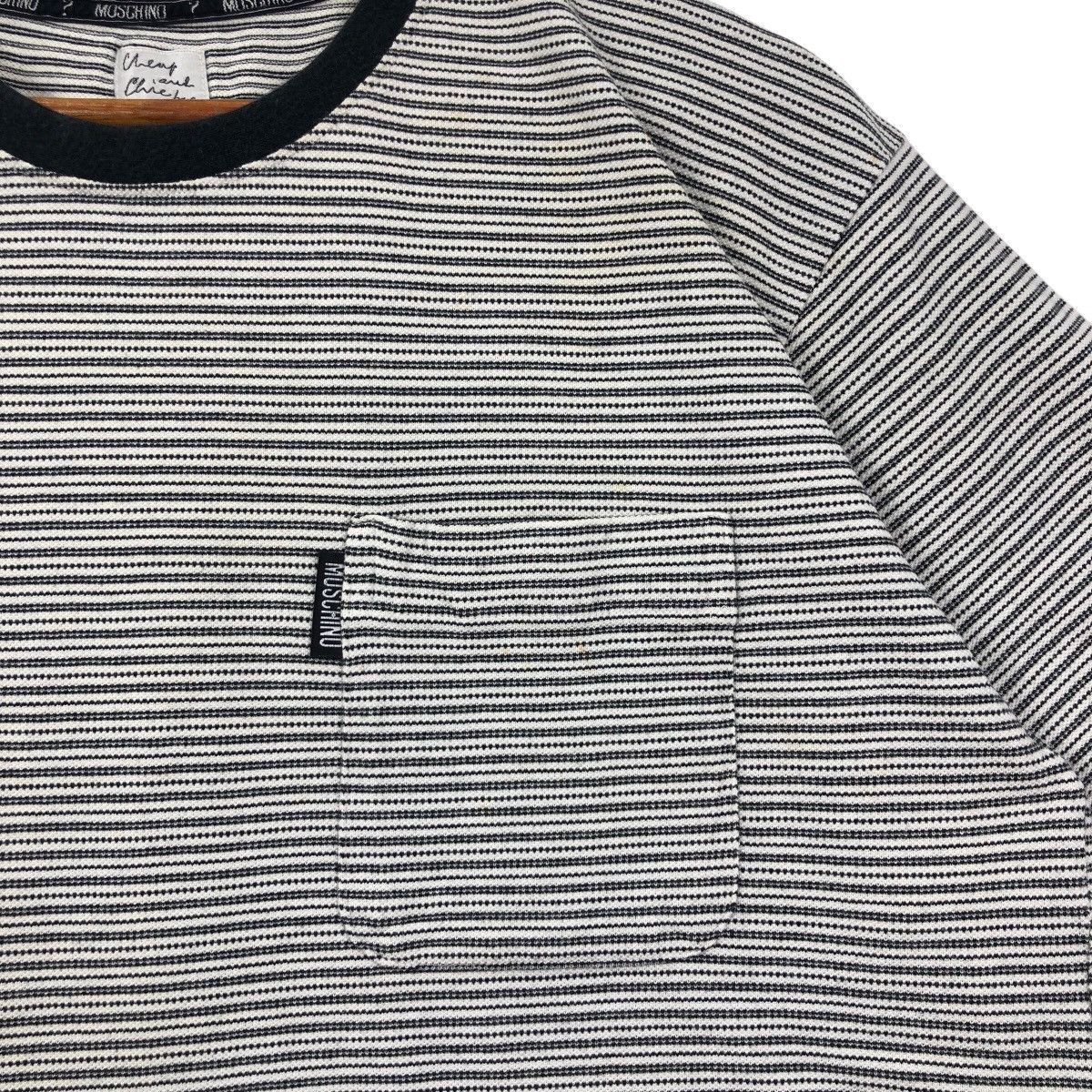 Moschino MOSCHINO Stripes T-Shirt Pocket Size US L / EU 52-54 / 3 - 3 Thumbnail