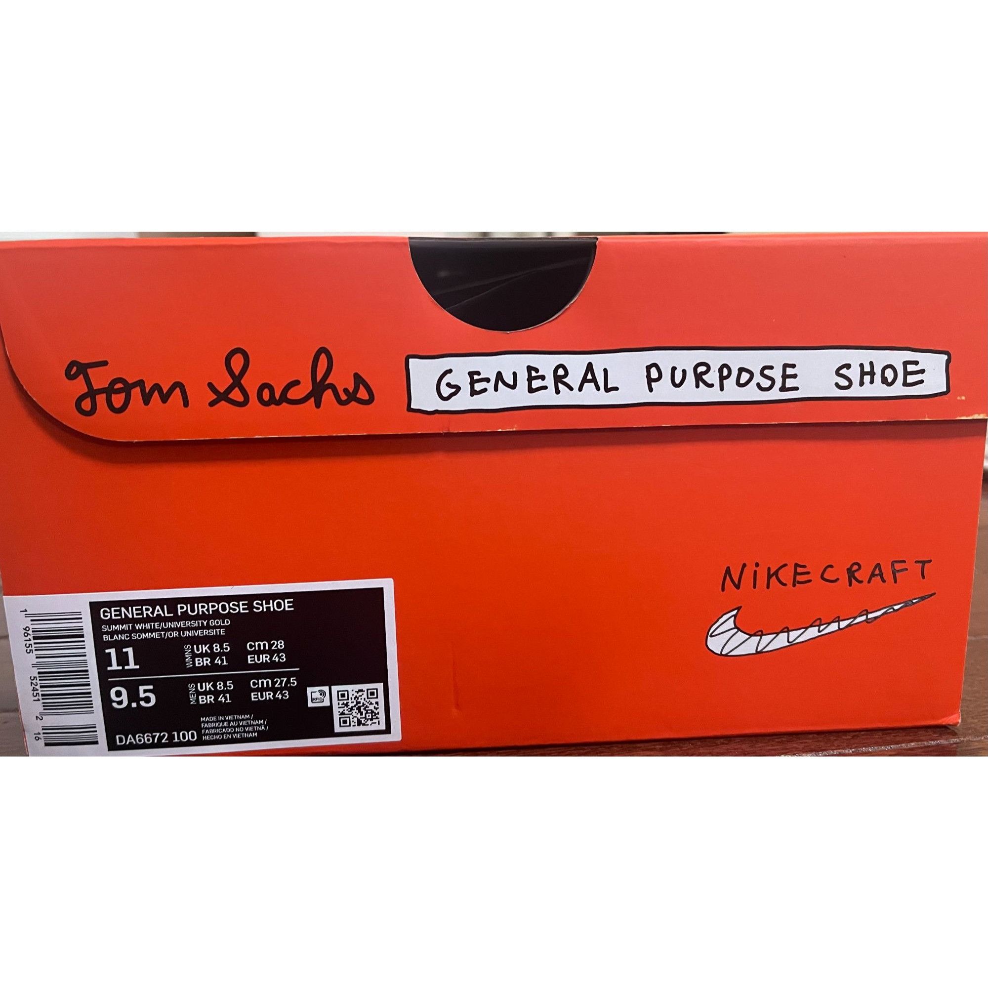 Nike Nike x Tom Sachs General Purpose Bricolage Mens 9.5us Size US 9.5 / EU 42-43 - 8 Thumbnail