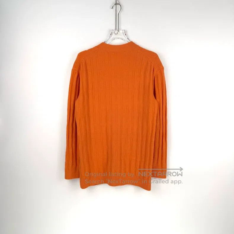 Hermes Hermes Orange full H wool cardigan Size XS / US 0-2 / IT 36-38 - 4 Thumbnail