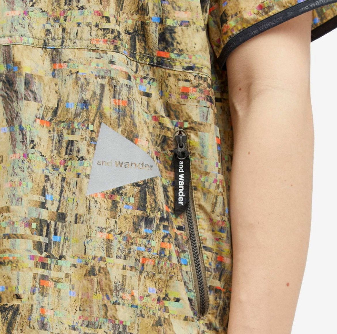 And Wander and wander Printed Pertex Wind Shirt Size US S / EU 44-46 / 1 - 2 Thumbnail