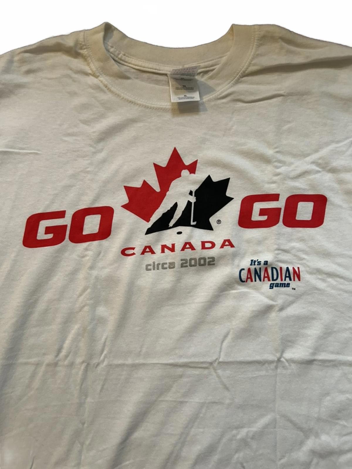Gildan Vintage 2002 “Go Canada Go” Molson Canadian Hockey T-Shirt Size US XL / EU 56 / 4 - 2 Thumbnail