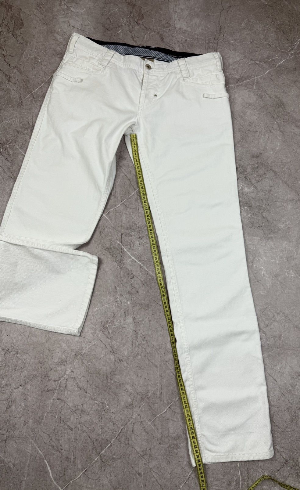 Dolce & Gabbana Dolce & Gabbana White Jeans Cinch Back Size US 34 / EU 50 - 20 Thumbnail