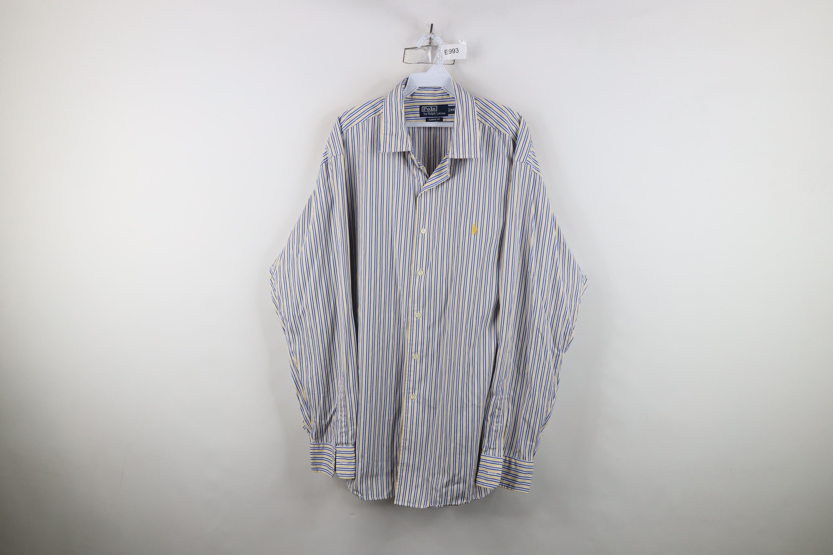 Ralph Lauren Vintage 90s Ralph Lauren Fit Striped Collared Button Shirt Size US XXL / EU 58 / 5 - 1 Thumbnail