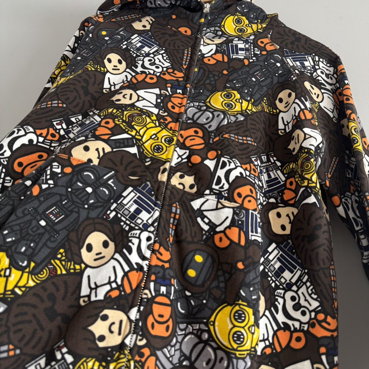 Bape × Star Wars Bape Star Wars Full Zip Up Hoodie Size US L / EU 52-54 / 3 - 3 Thumbnail