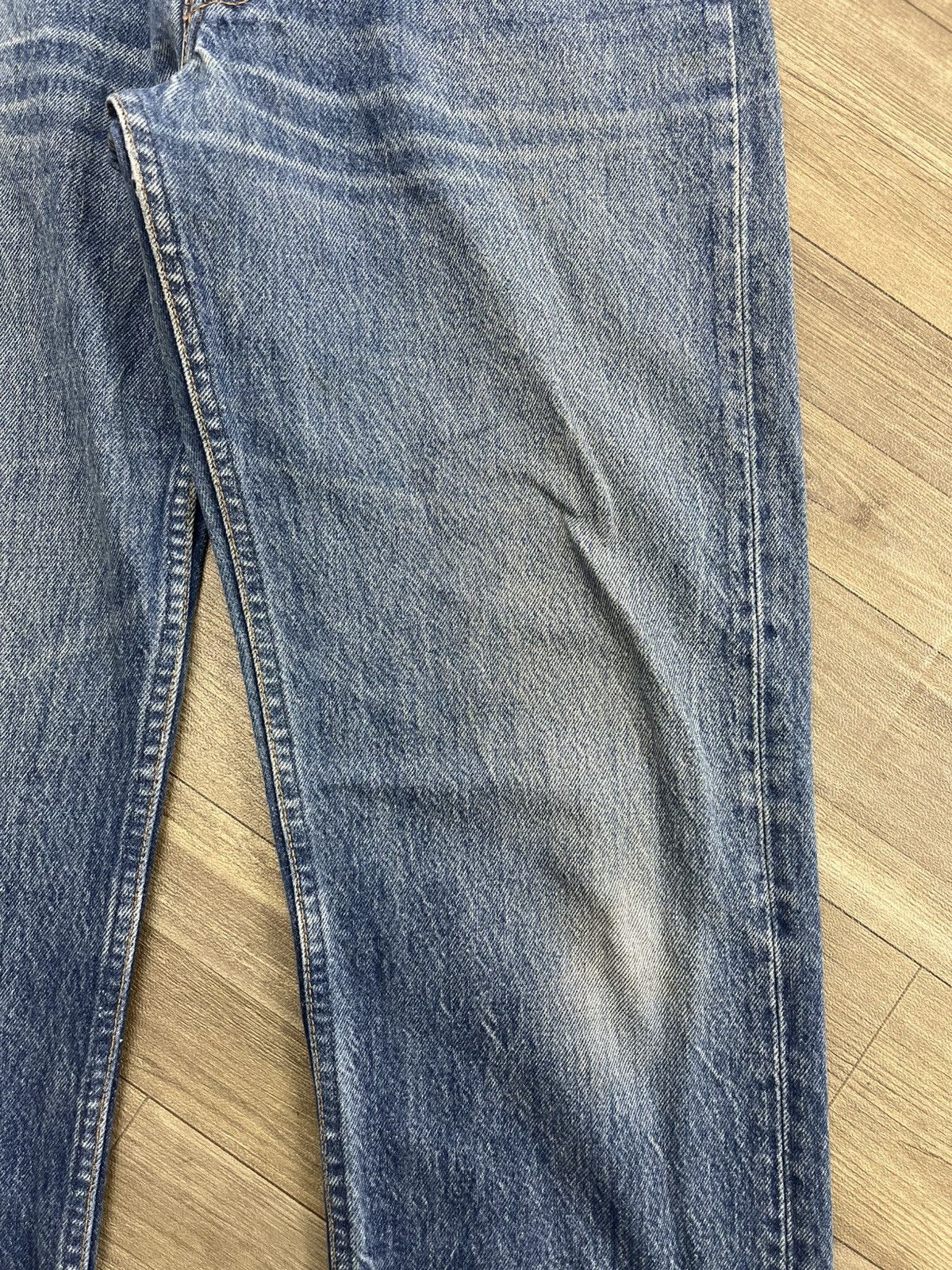 Levi's Vintage Clothing 🇺🇸1990s Vintage Levis 501 33x34 Straight Leg Blue Jeans Size US 33 - 6 Thumbnail