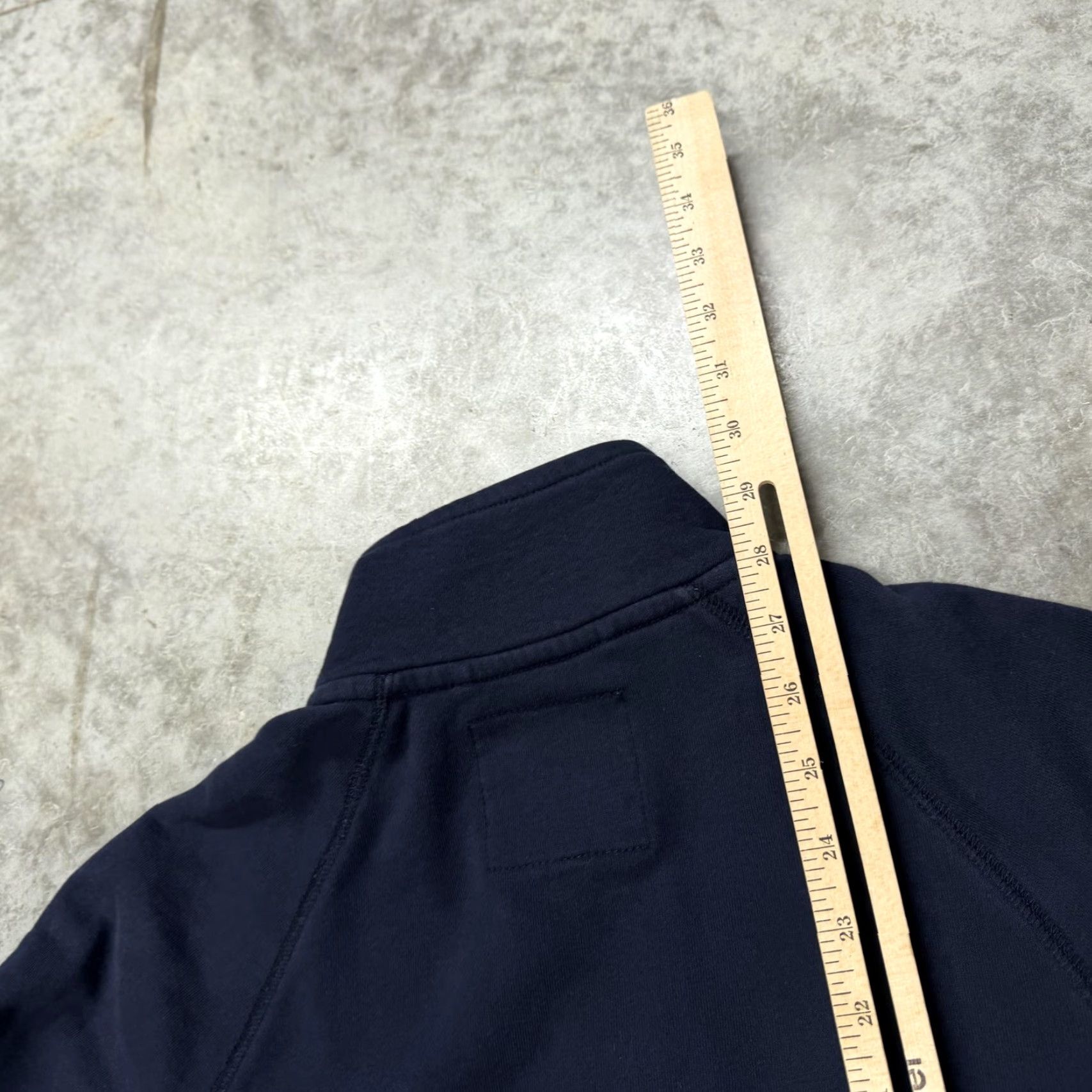 Vintage VINTAGE American Tall Sweatshirt Mens Small Navy 1/4 Zip Mock Neck Pullover Solid Size US S / EU 44-46 / 1 - 6 Thumbnail
