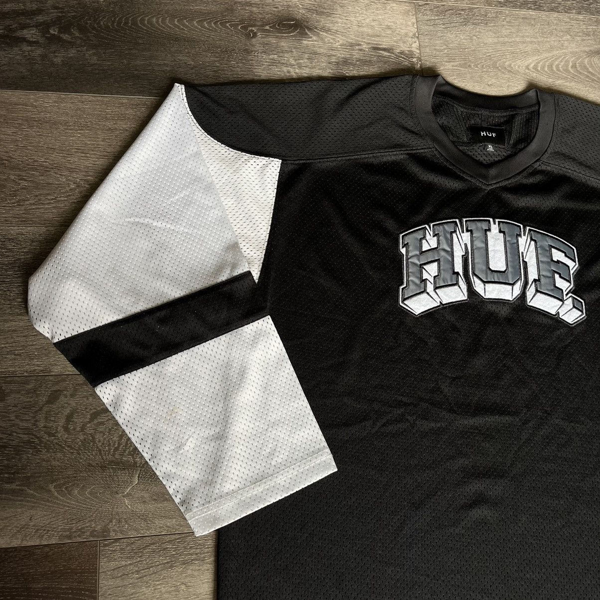 Huf × Vintage HUF Worldwide Fulton Arch Embroidered Logo Hockey Jersey Size US XL / EU 56 / 4 - 4 Thumbnail