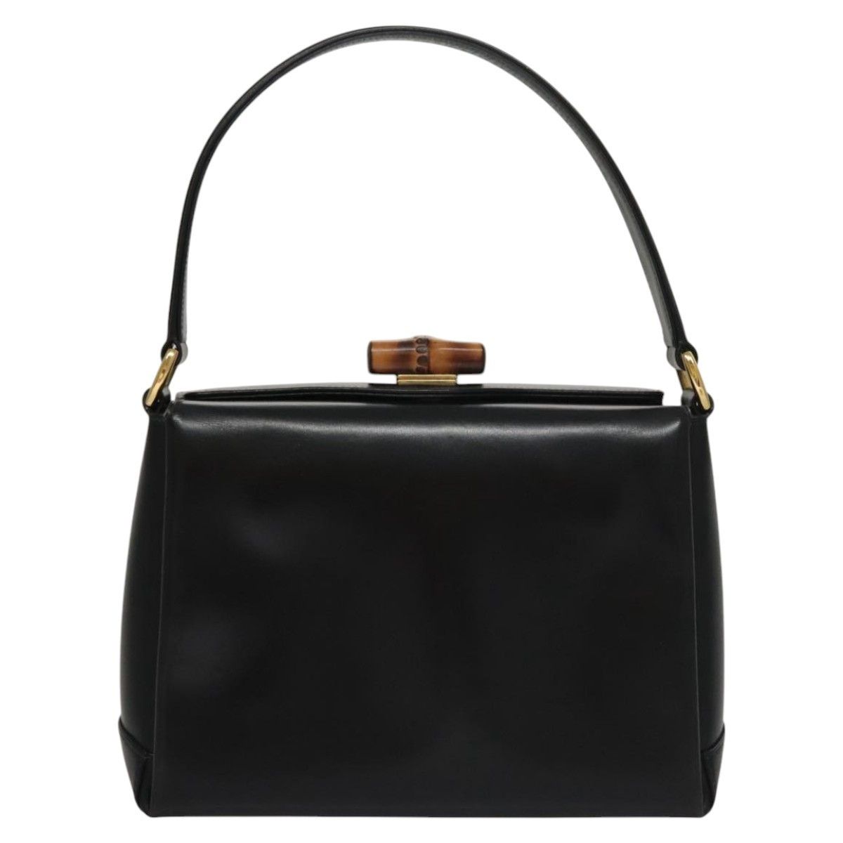 Gucci Gucci Vintage Convertible Bamboo Box Crossbody Bag Leather Size ONE SIZE - 1 Thumbnail