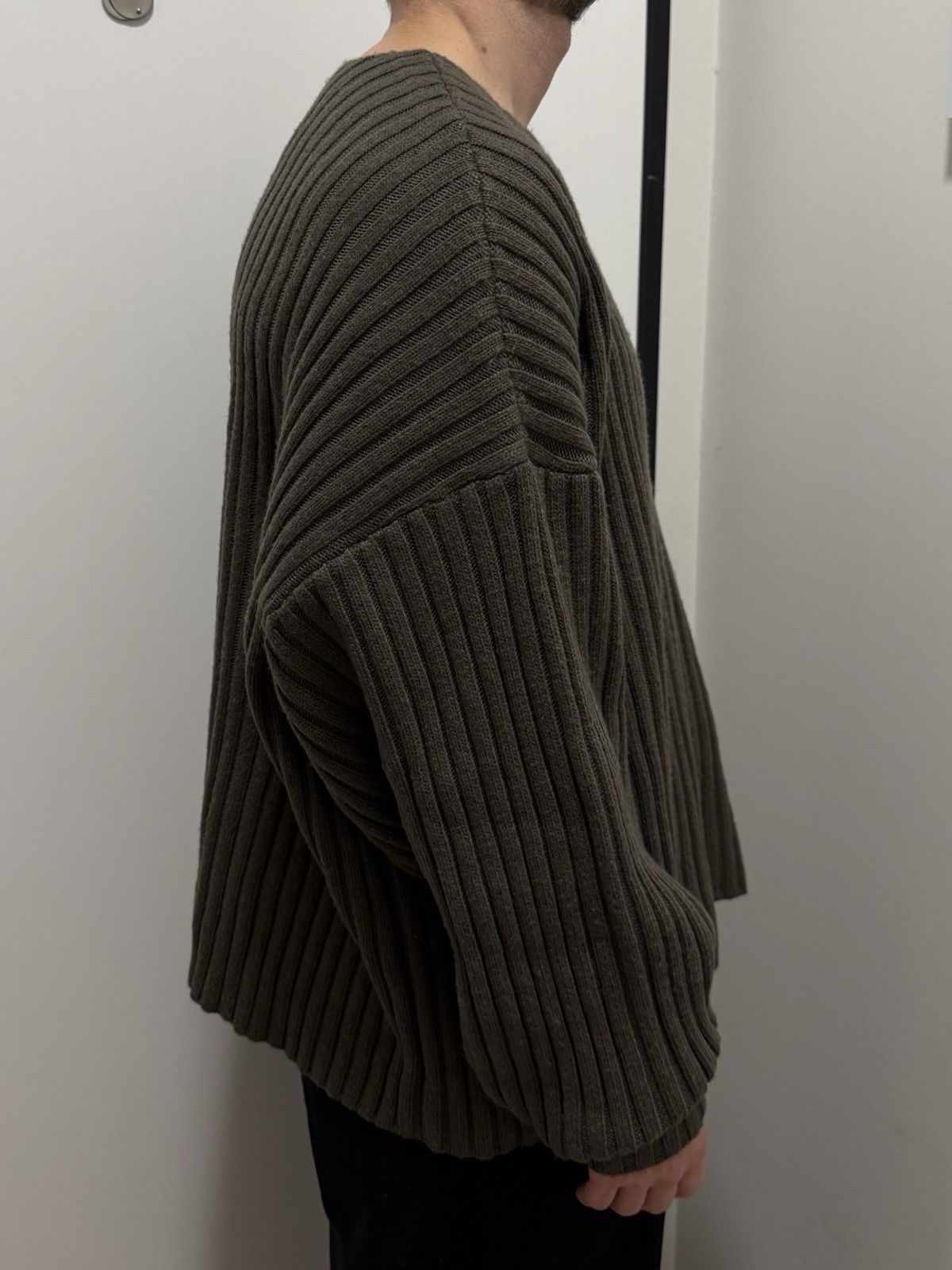 Fear of God Fear of God Essentials Ink Mens Sweater Oversized Ribbed Size US S / EU 44-46 / 1 - 5 Thumbnail