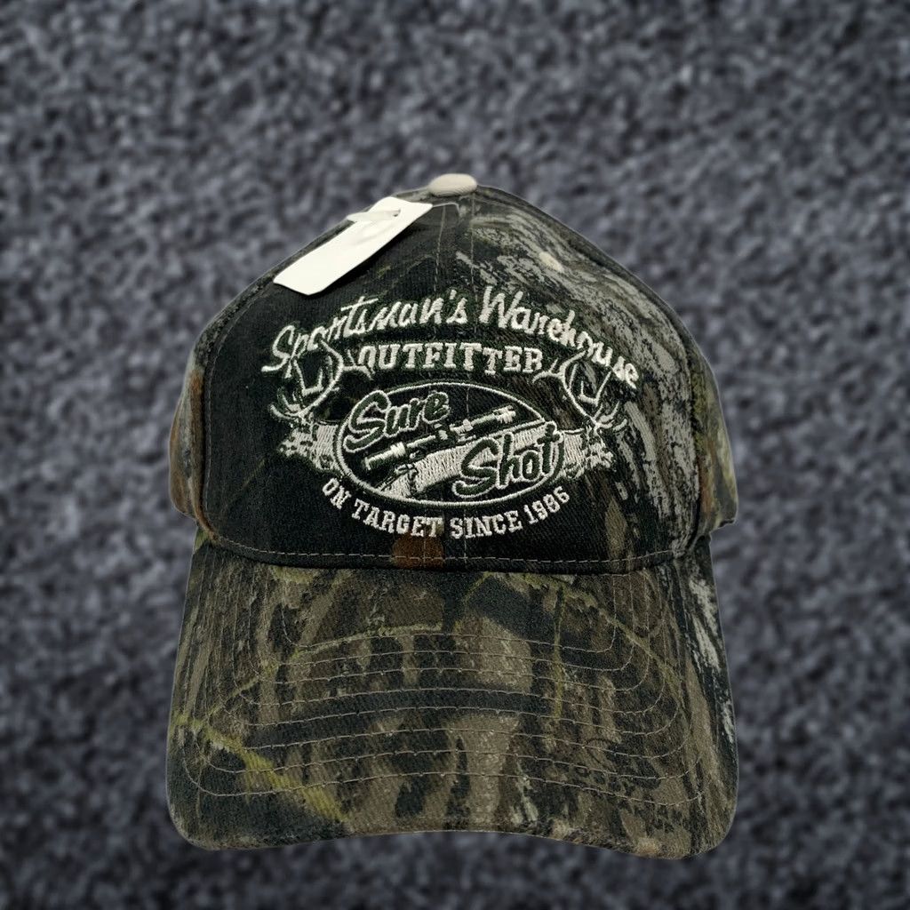 Warehouse Sportsman's Warehouse Outfitter Adjustable Camo Baseball Cap Green Men's OS New Size ONE SIZE - 1 Thumbnail