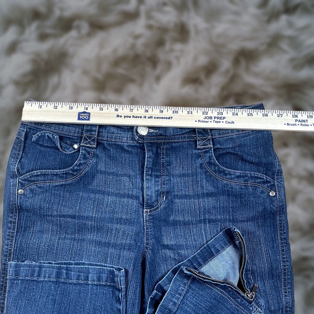 Gloria Vanderbilt Gloria Vanderbilt Denim Capri Shorts Womens 12P Petites Blue Jean Stretch Crop Size 34" / US 12 / IT 48 - 1 Thumbnail