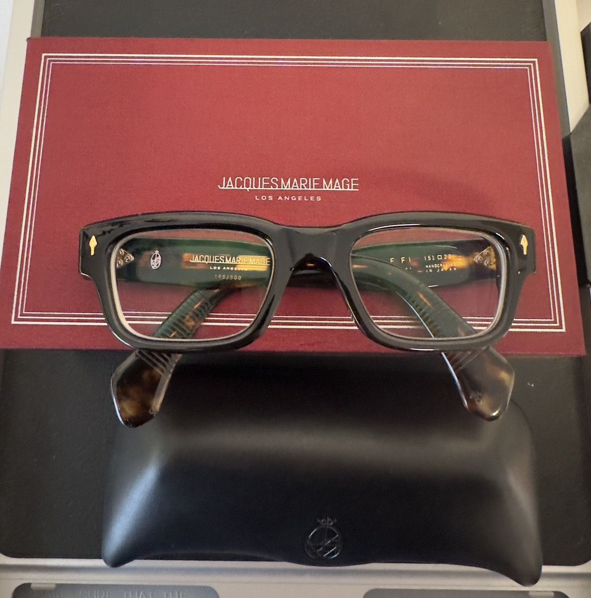 Jacques Marie Mage Jacques Marie Mage JEFF Noir – Excellent Condition Size ONE SIZE - 1 Thumbnail