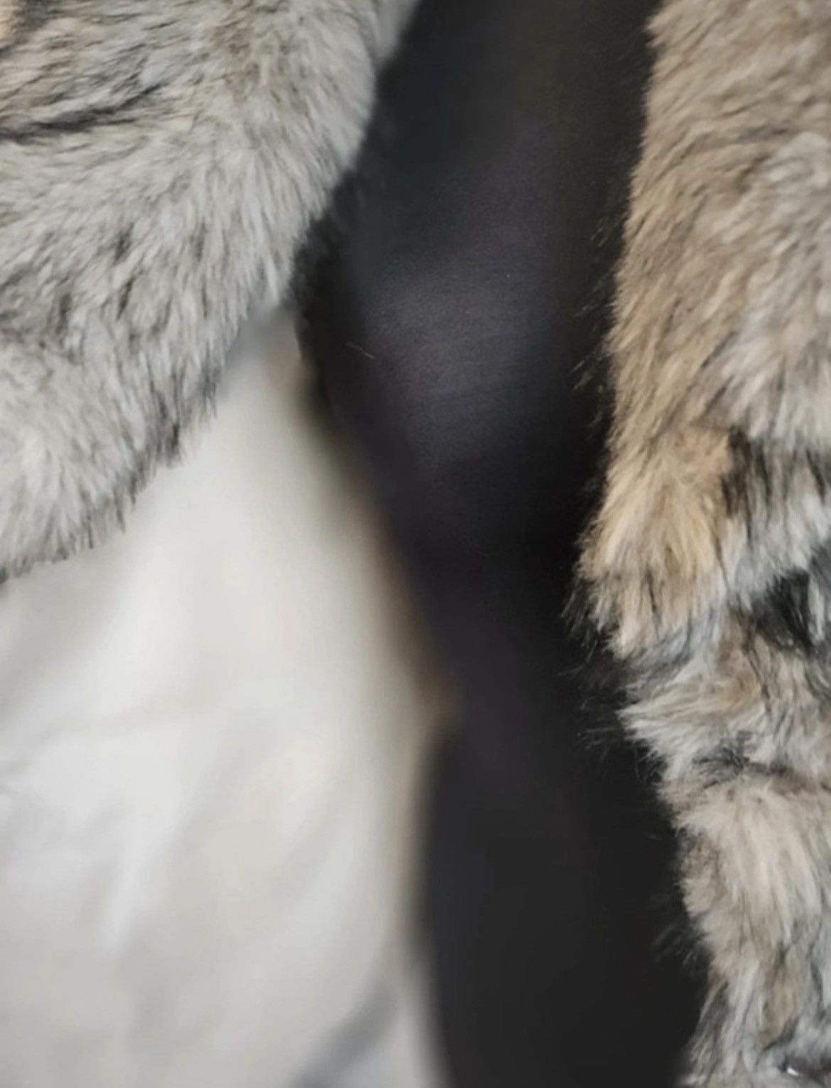 Vintage Faux fur jacket coat for winter Size L / US 10 / IT 46 - 2 Thumbnail
