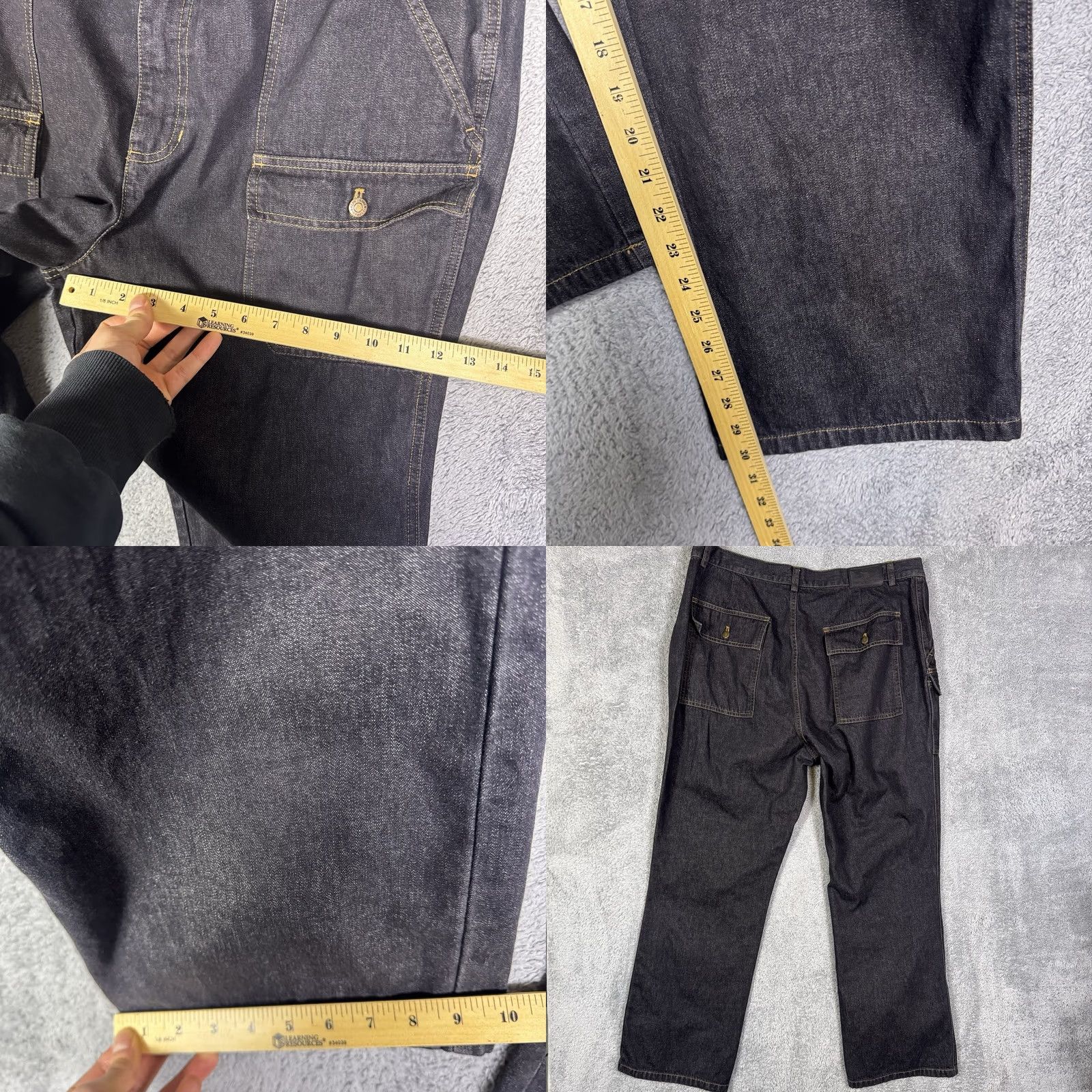 Ralph Lauren VINTAGE Ralph Lauren Jeans Co. Cargo Wide Leg Baggy 90s Womens 18W Size 40" / US 18 - 9 Thumbnail